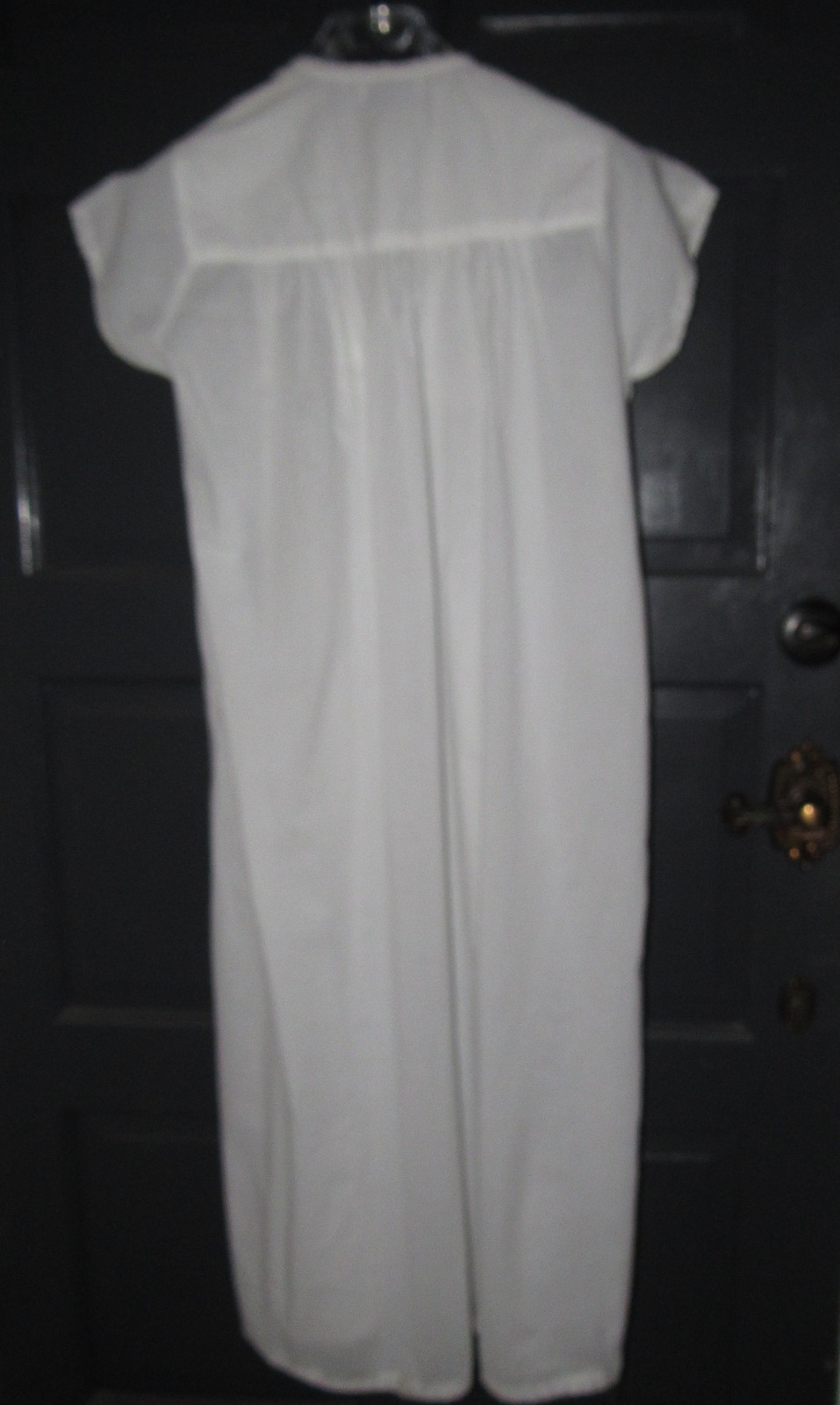 Powell Craft Nightdress nightgown tiny pearls 100% Cotton One Size Bust to 44&Prime;