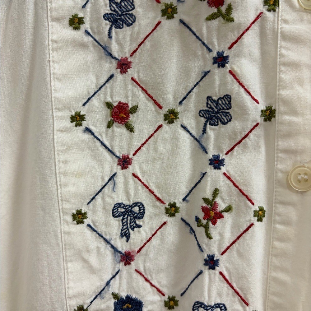 Vintage embroidered blouse