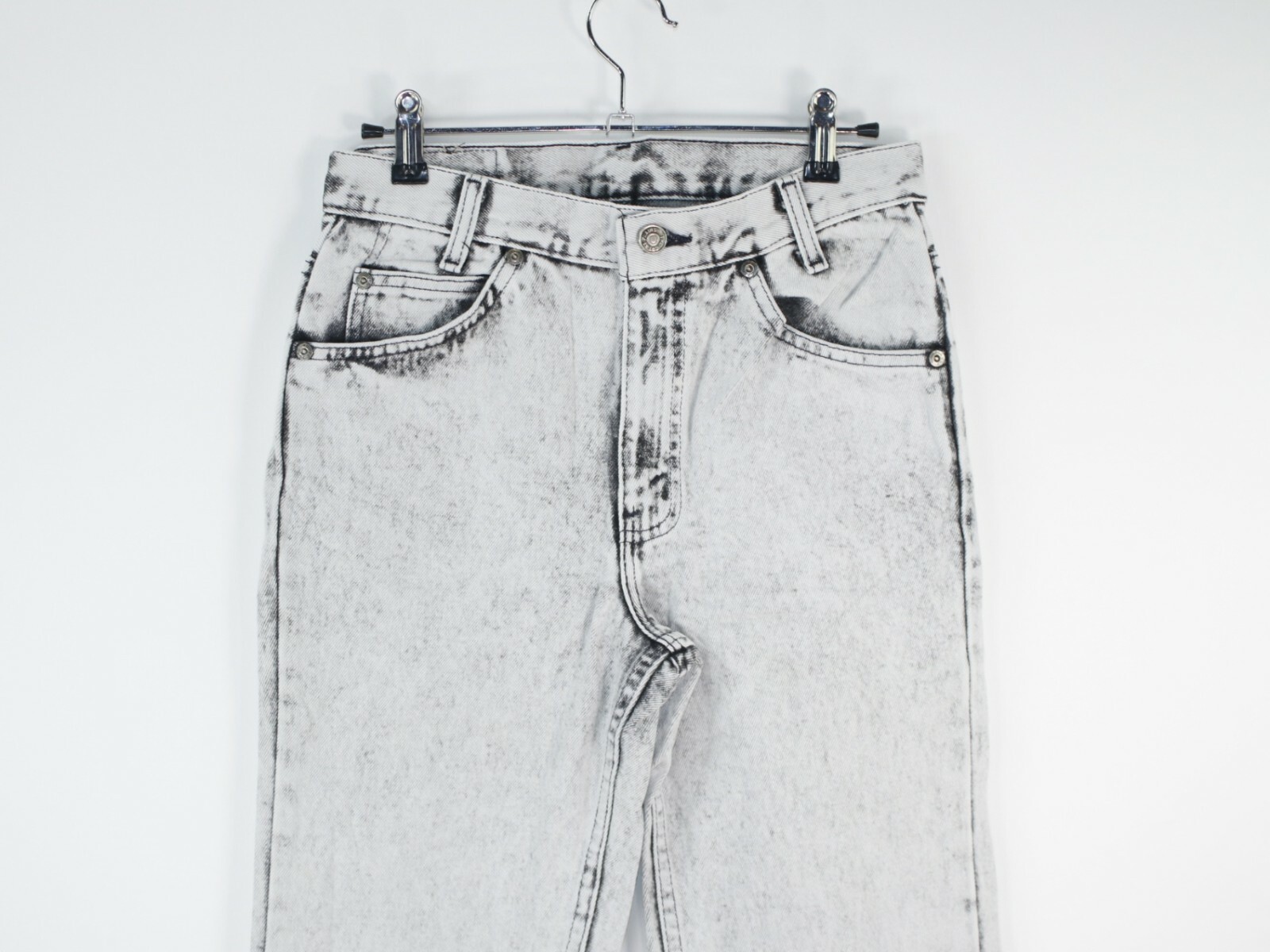 VTG Great Plains Womens Regular Straight Casual Gray Denim Jeans Size 14 28X31