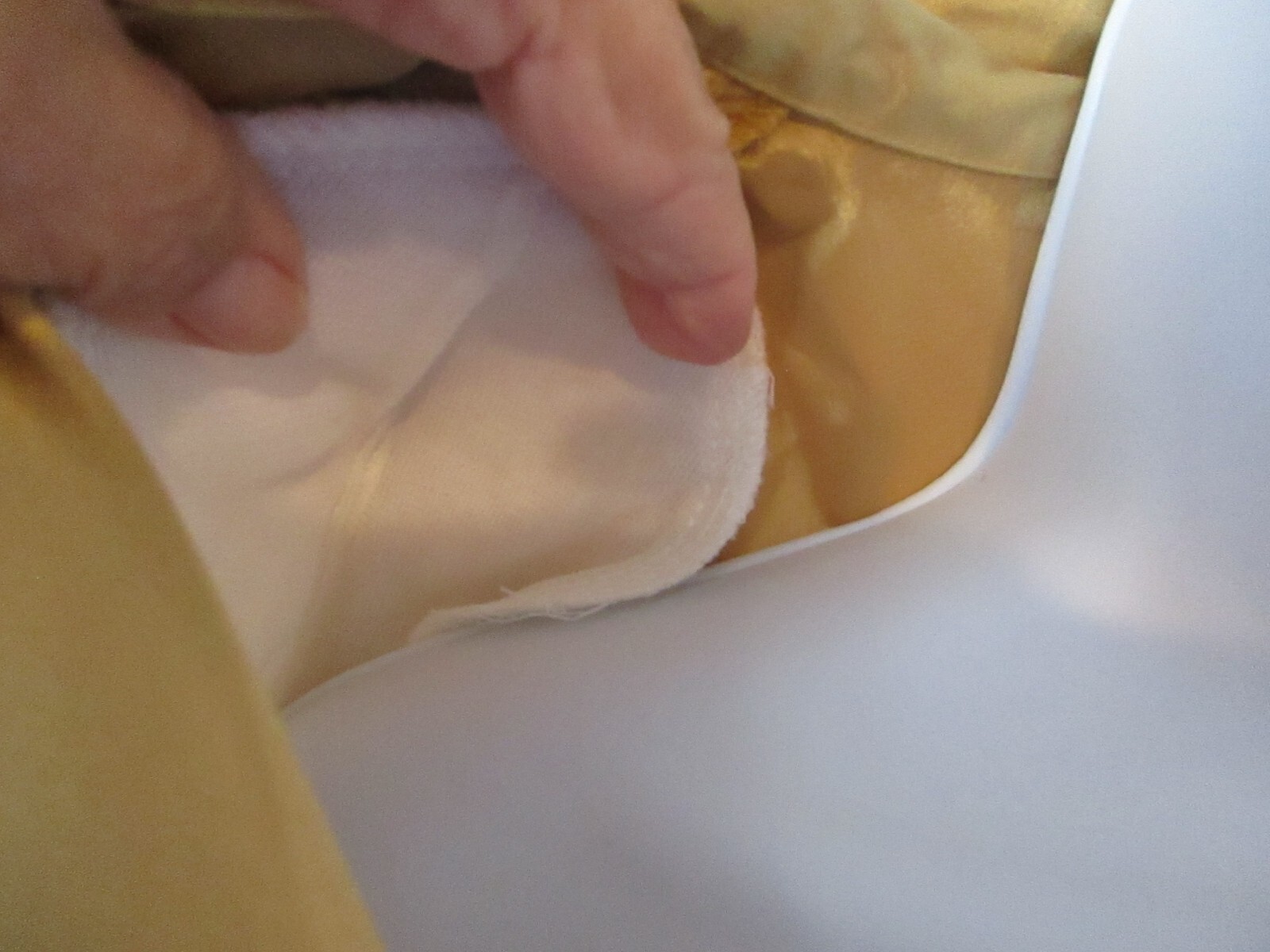 Vintage Joan Leslie 18 Plus Gold Button up Poly Satin Blouse Long sleeve AS-IS