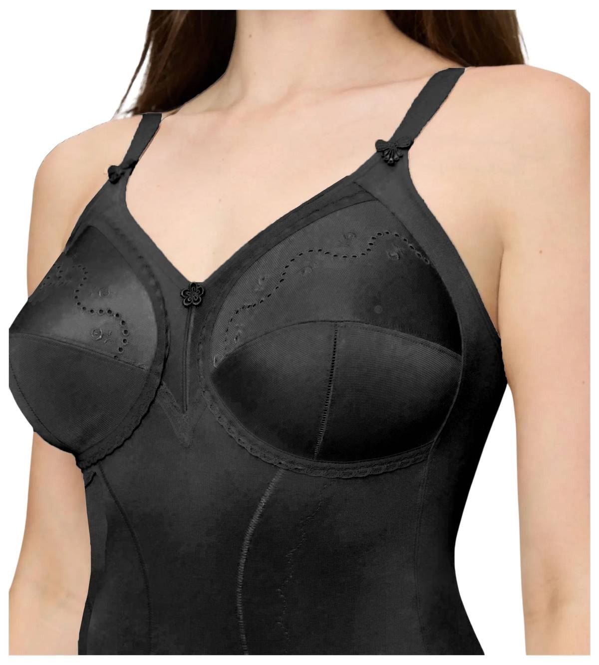 Triumph Womens Doreen Cotton Body Shape – Black