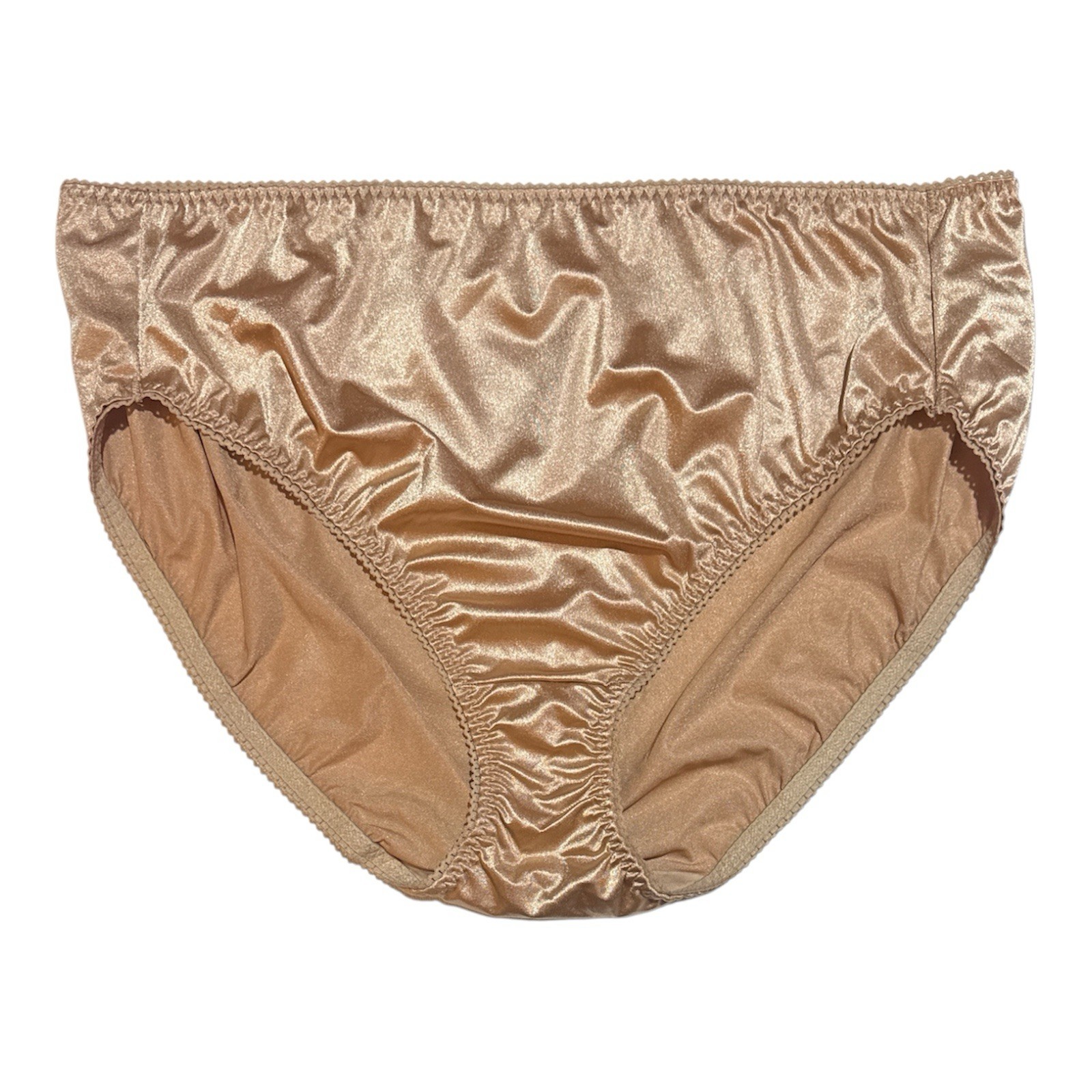 Vanity Fair Second Skin Panties 48301 Liquid Smooth Satin Hi-Cut Women’s 12/5XL