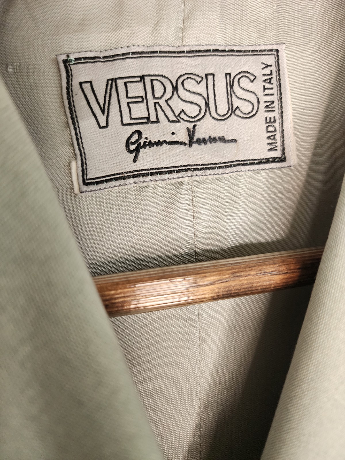 1990s Versus Gianni Versace Vintage Blazer in Pistachio Green