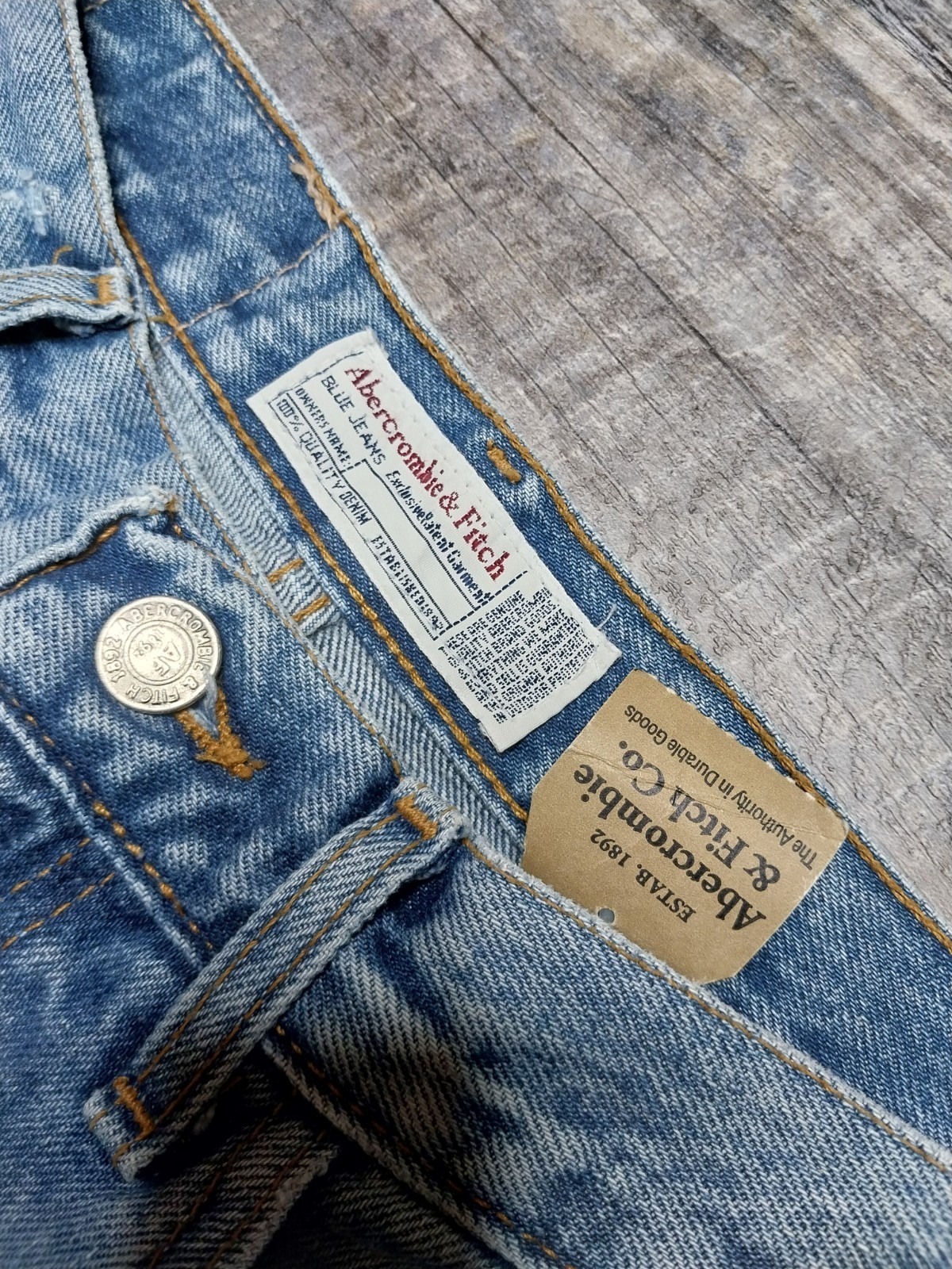 Vintage 90s Abercrombie & Fitch Jeans Women&rsquo;s 2 Retro Cotton USA New Nwt Nos