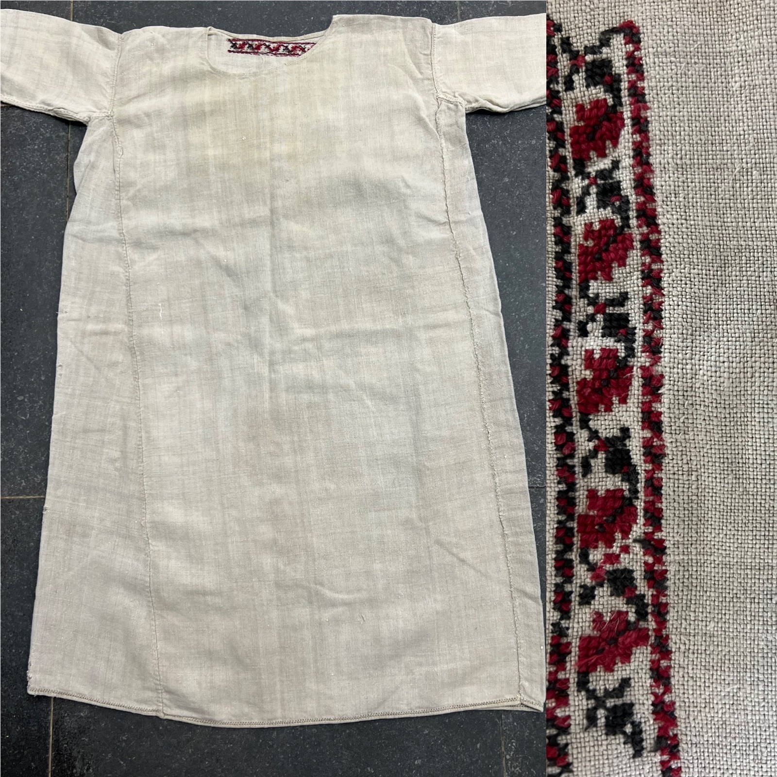 Antique women&rsquo;s shirt. Ukraine, 1900.