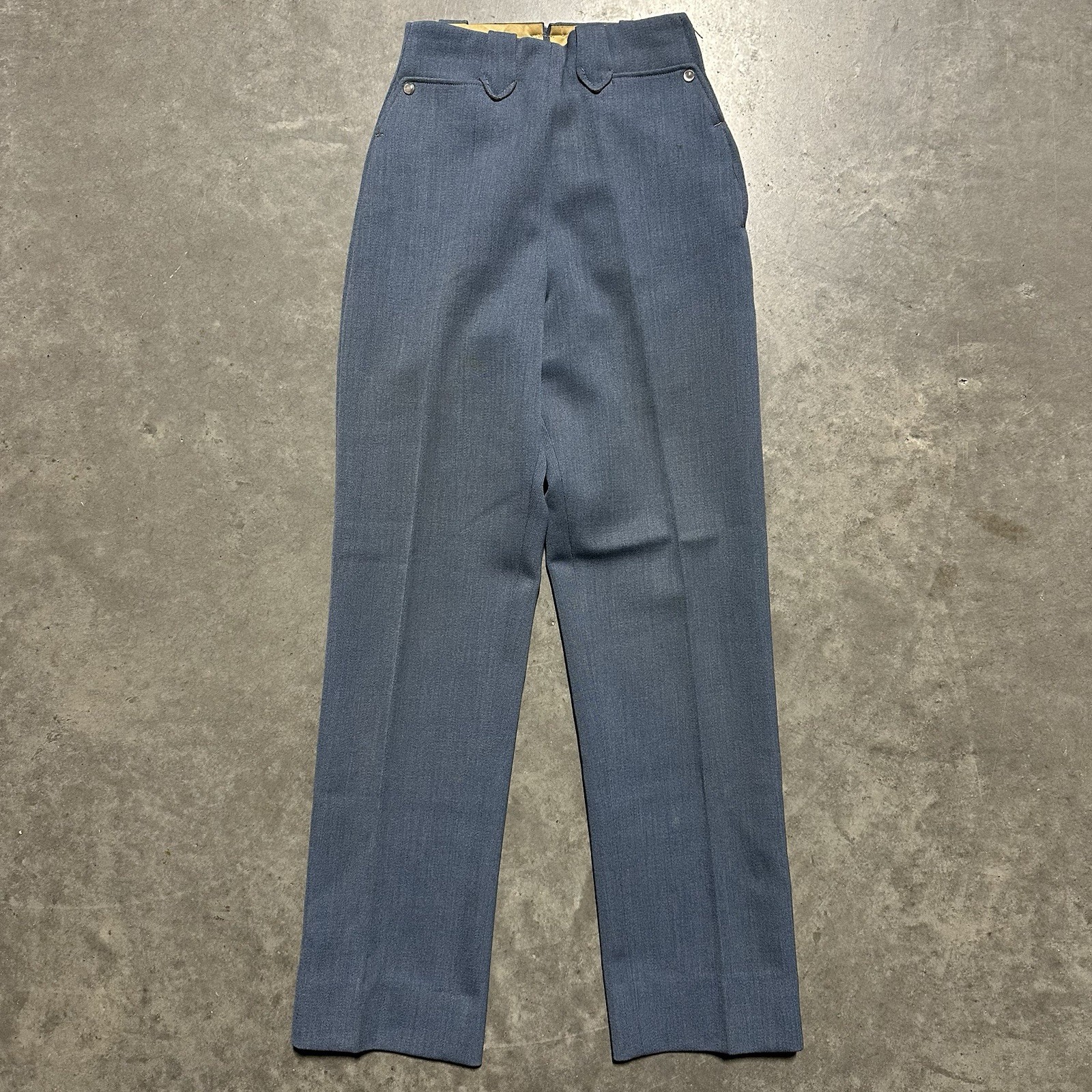 Vintage 50s H Bar C Ranchwear Rockabilly Side Zip Western Pants 24×30 Gabardine
