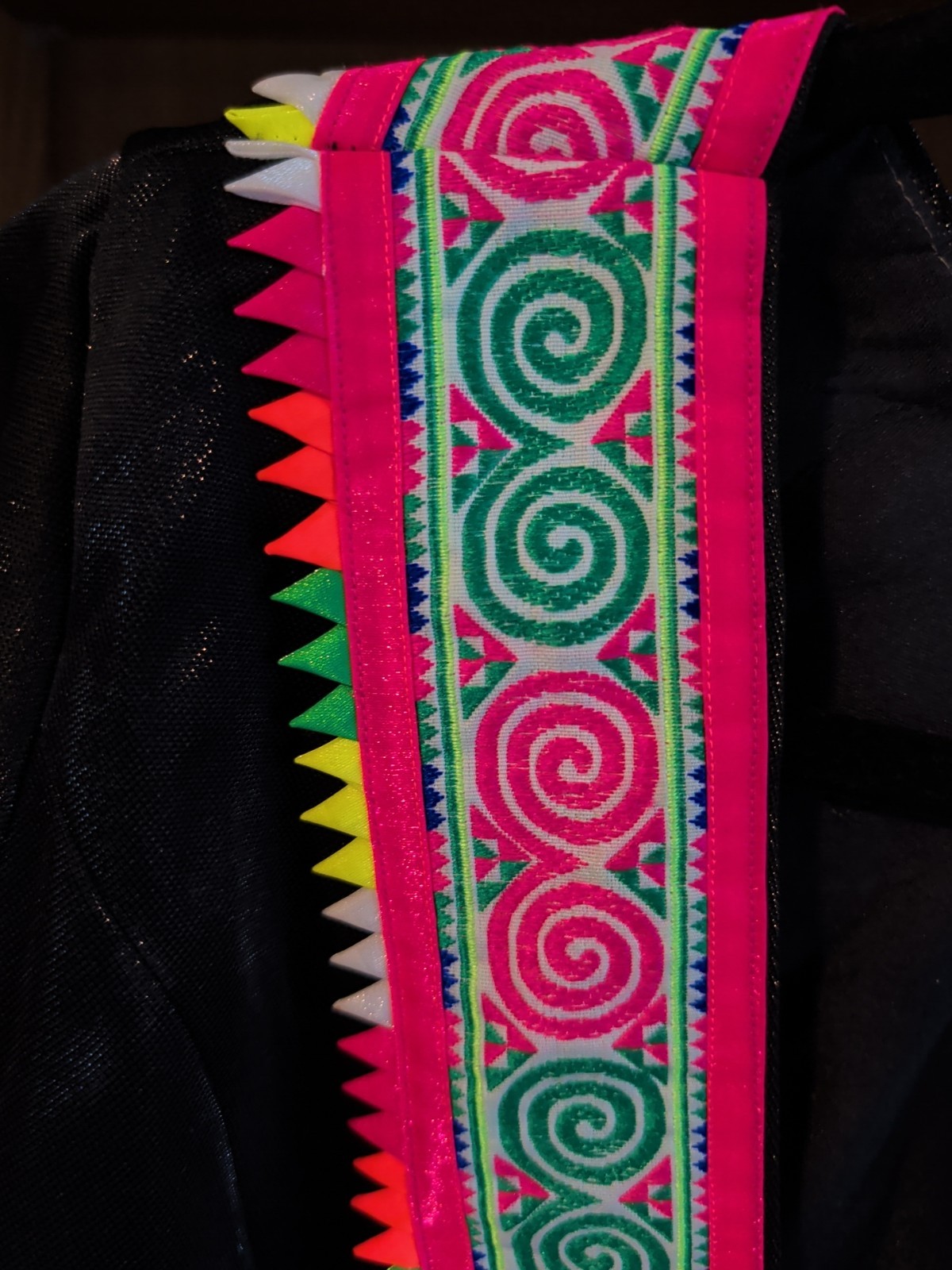 Hand Embroidered Vintage Hmong Jacket Size M