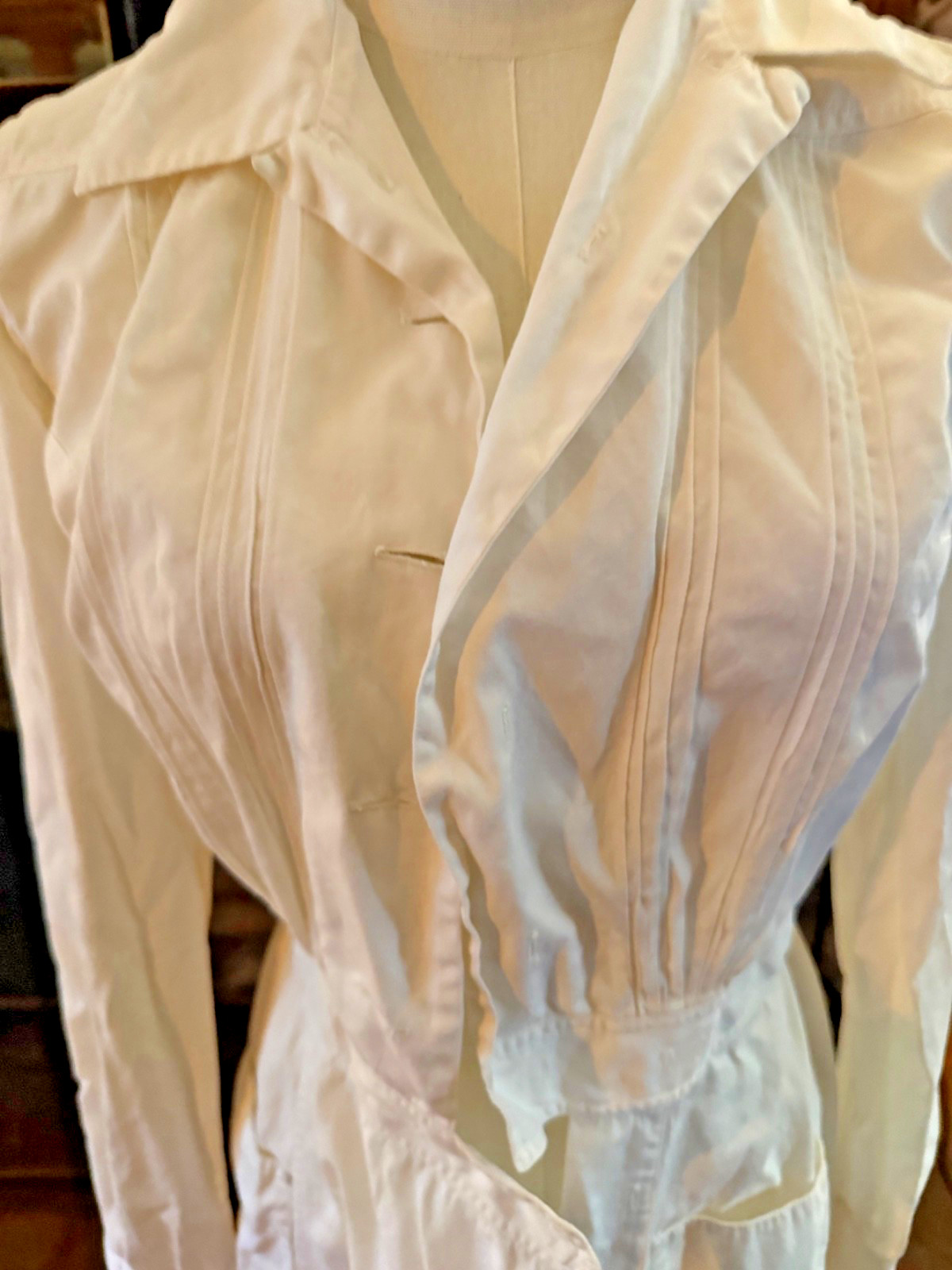 Vintage 1958 White Midi Length Authentic Nurse Uniform s/m Princess Uniform