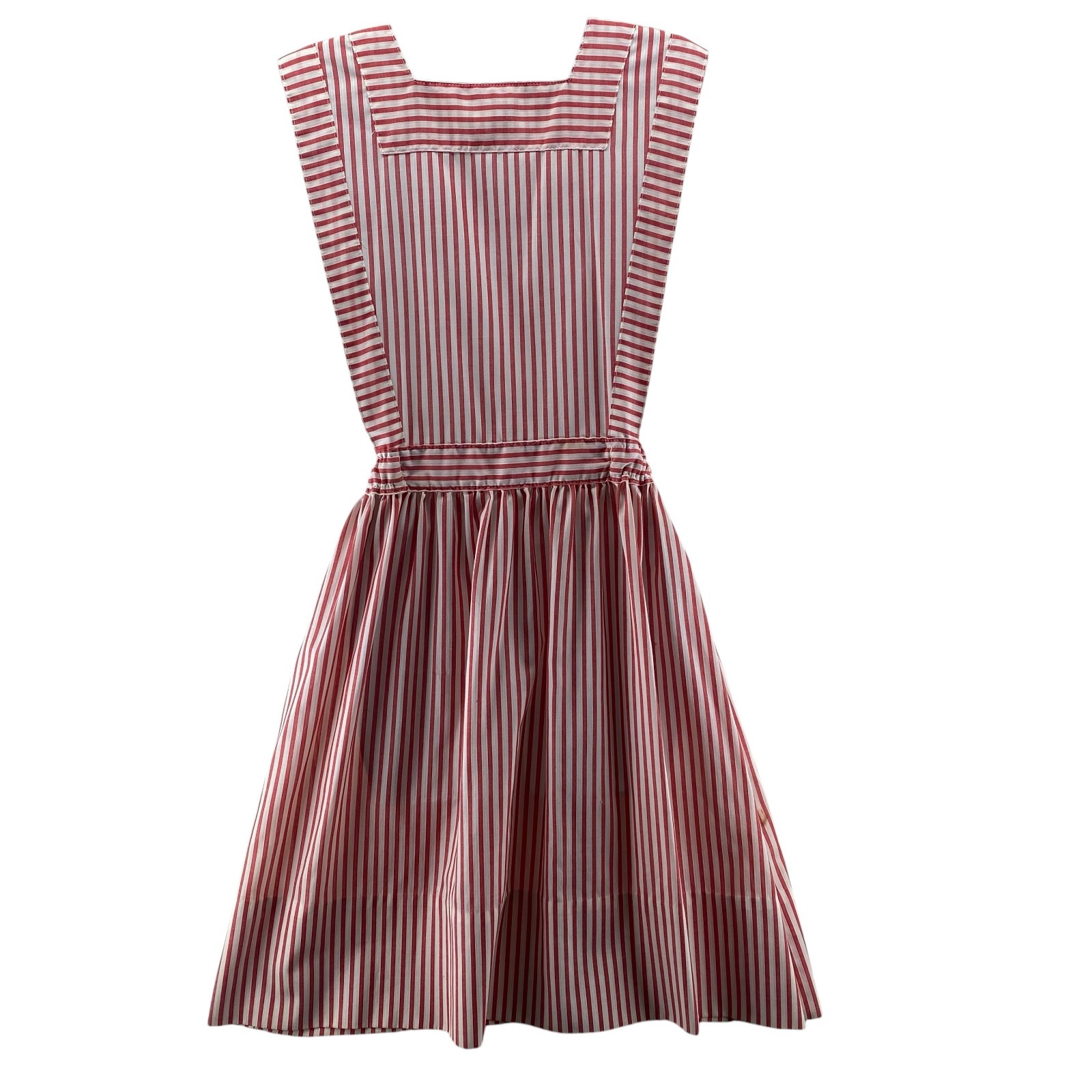 Candy Striper Vintage Volunteer Uniform Jumper Medium Pink White Fashion Seal