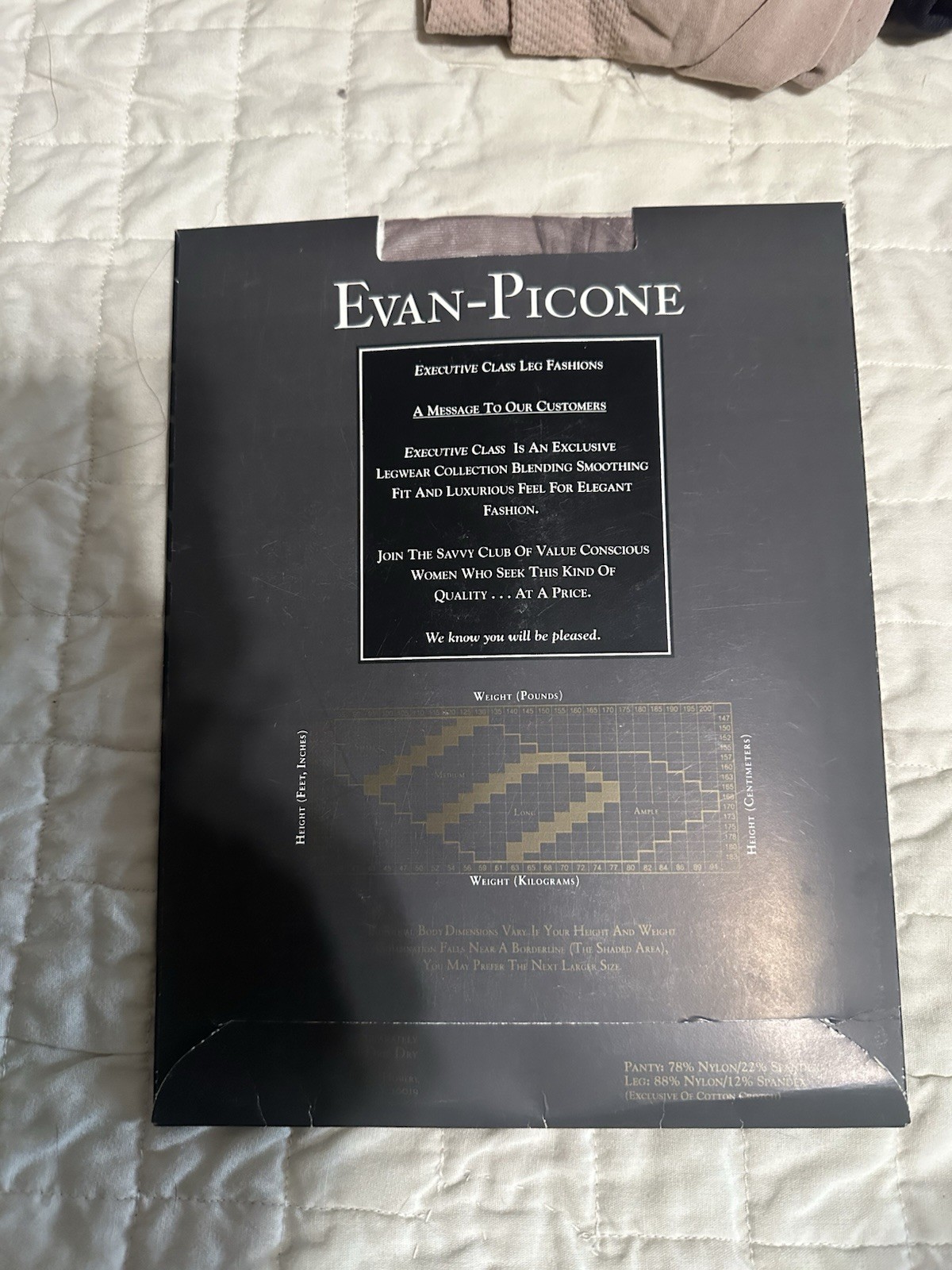 Executive Class Evan-Picone Light Control New Grey Med