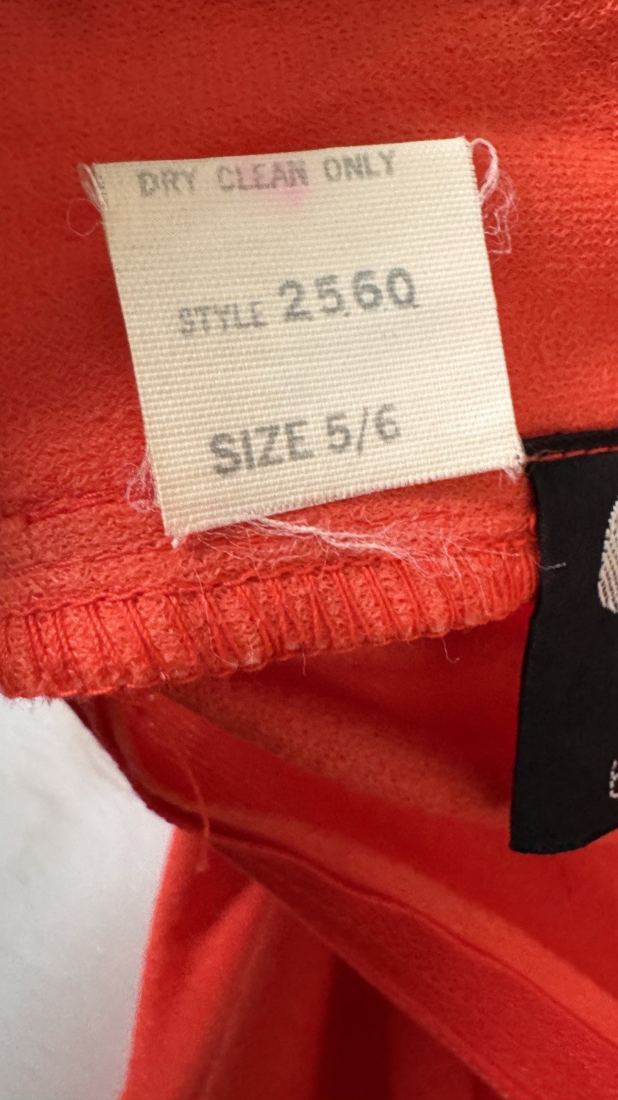 VTG Climax by David Howard Feather Neck Halter Dress Womens Size 5/6 Coral