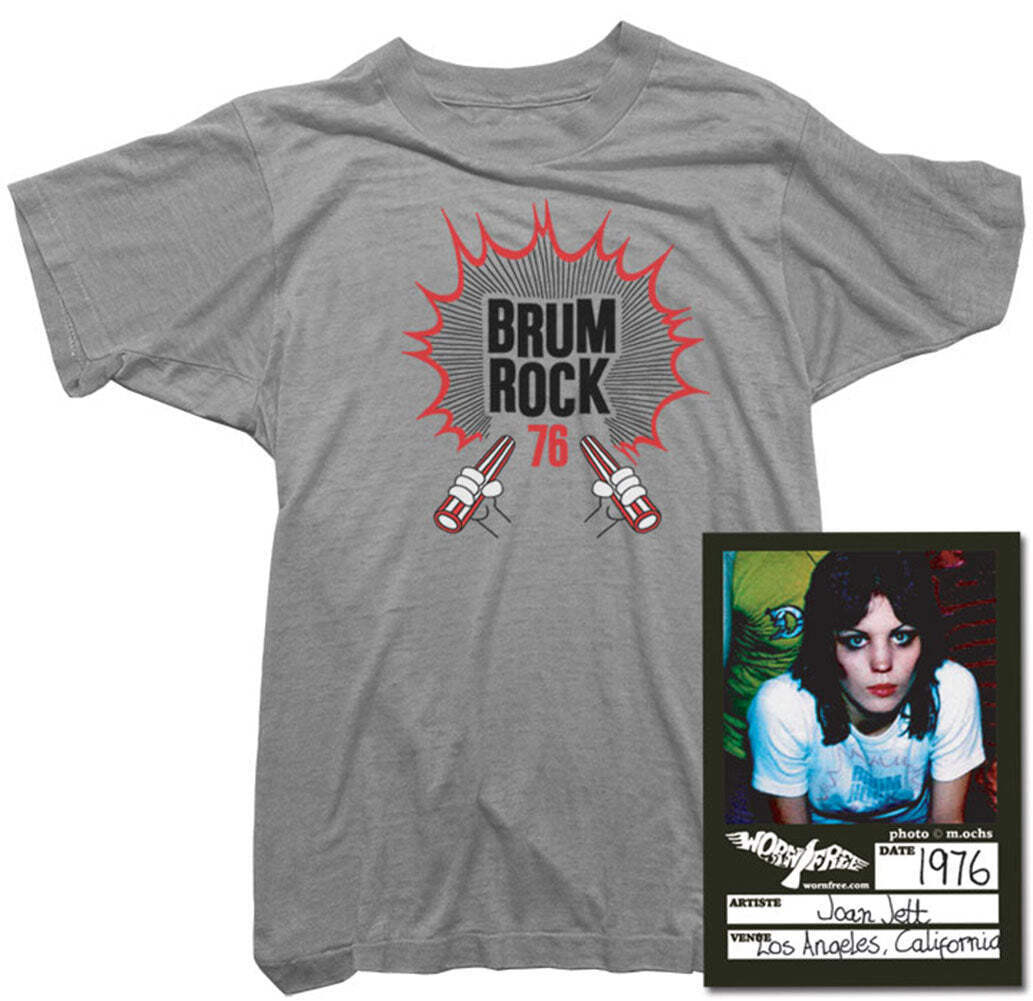 Joan Jett T-Shirt – Brum Rock 76 Tee worn by Joan Jett – Womens