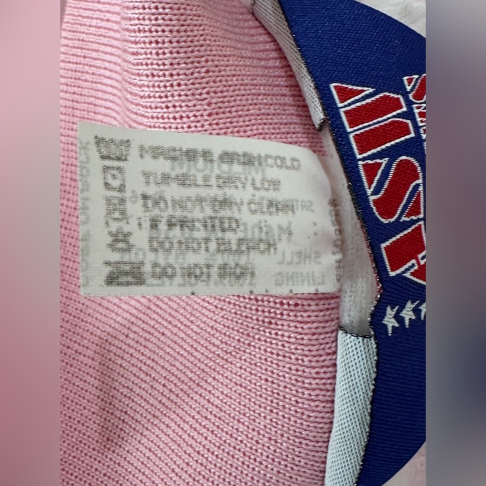 Hot August Nights Satin Bomber Jacket Pink 25th Anniversary size medium