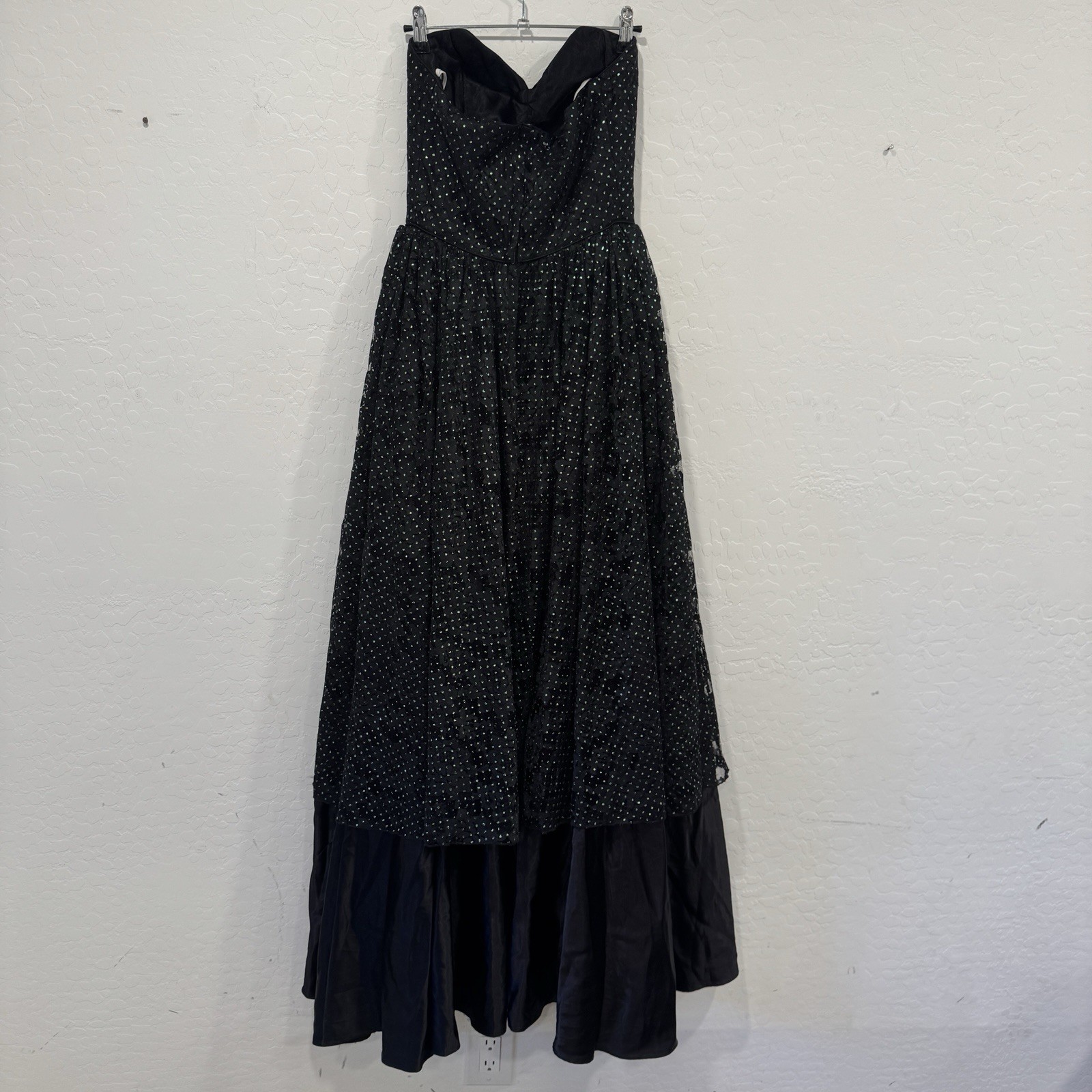 Flirtations Alfred Angelo Formal Punk Gothic Princess Prom Gown 1980s Glam