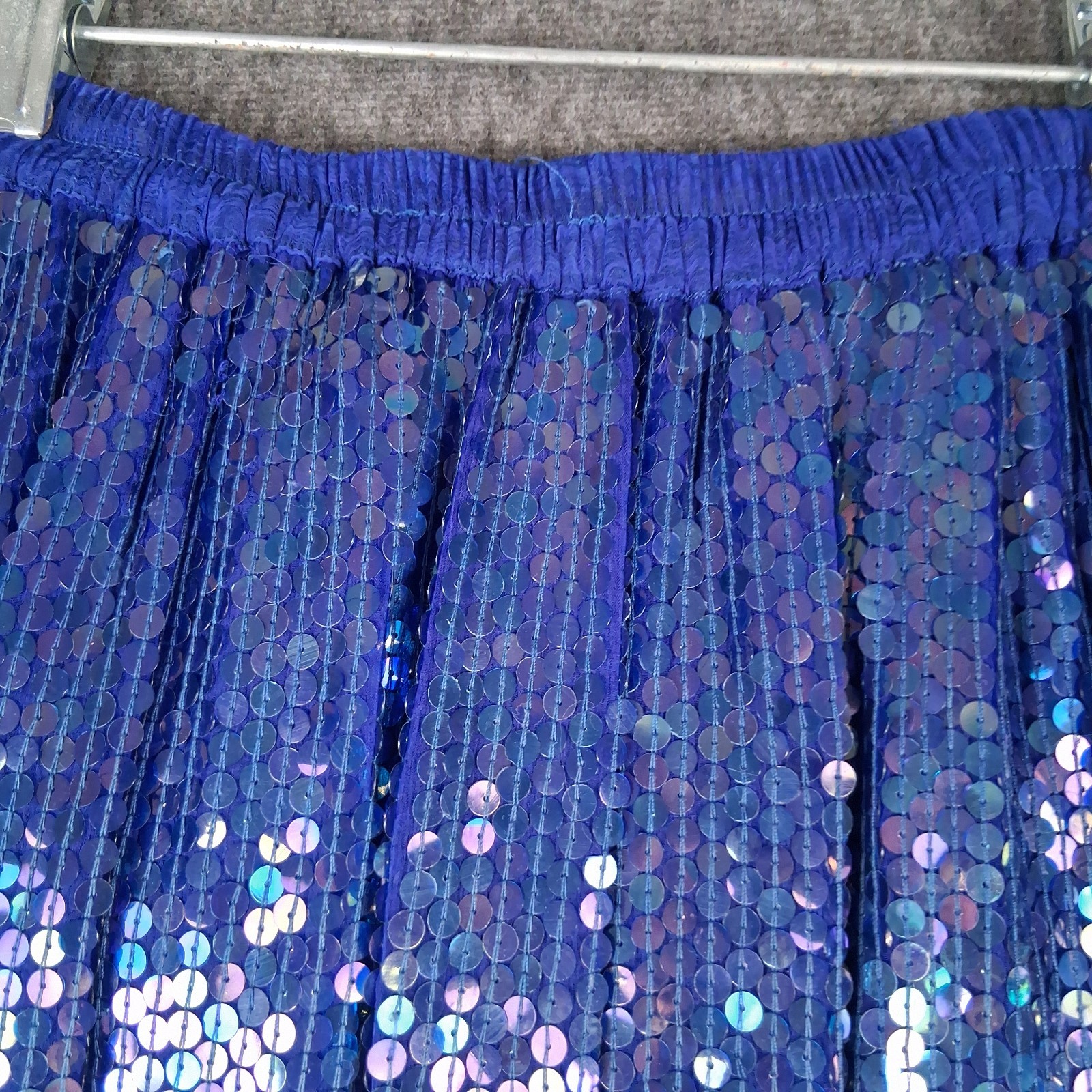 VTG Gatsby Flapper Evening Top Skirt Set Sequin 100% Silk Sz M Elegant India