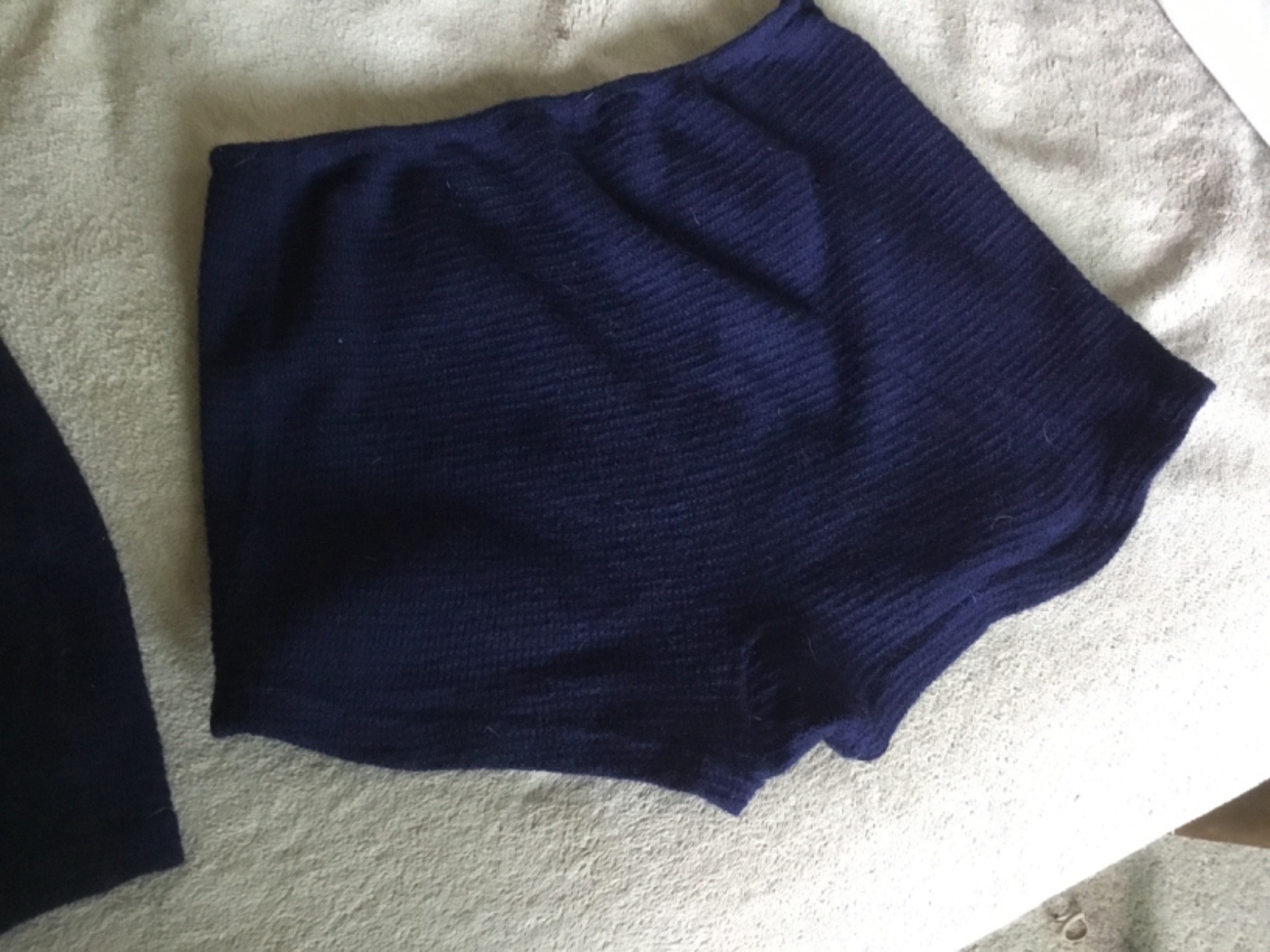 Vintage 1920 – 1930’s Wool Bathing 2 pc suit Navy sailors beach Bradley