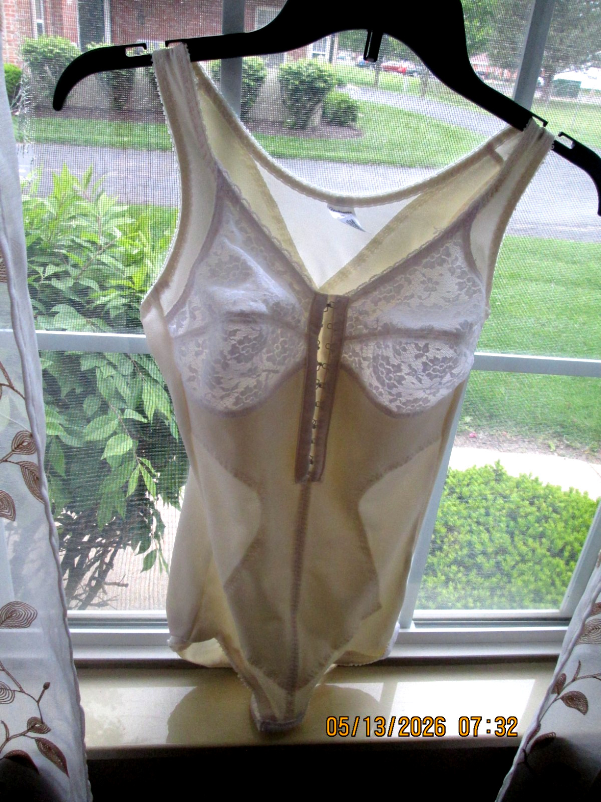 Vintage Underscore Body Girdle Brief Size 34C Bullet bra all in one lingerie