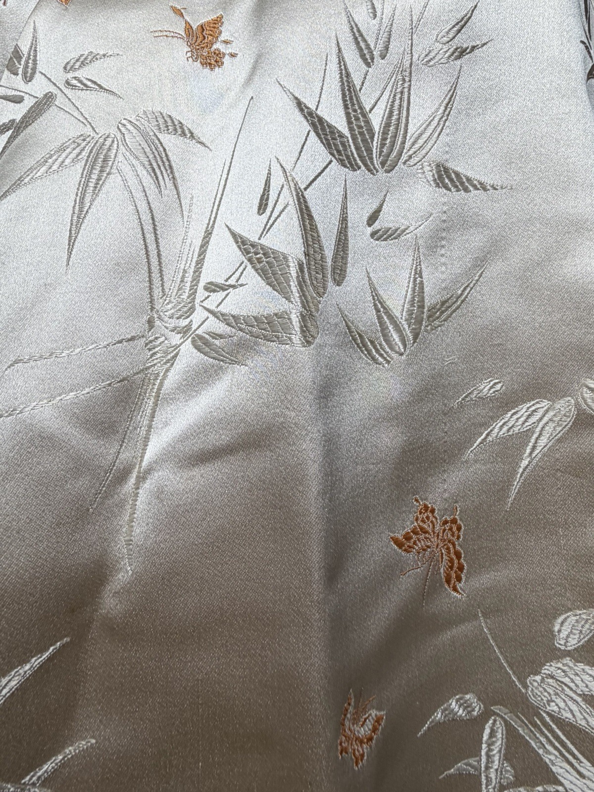 Dynasty Brand Chinese Silk/ Embroidered Robe Reversible , Hong Kong 1950-1960