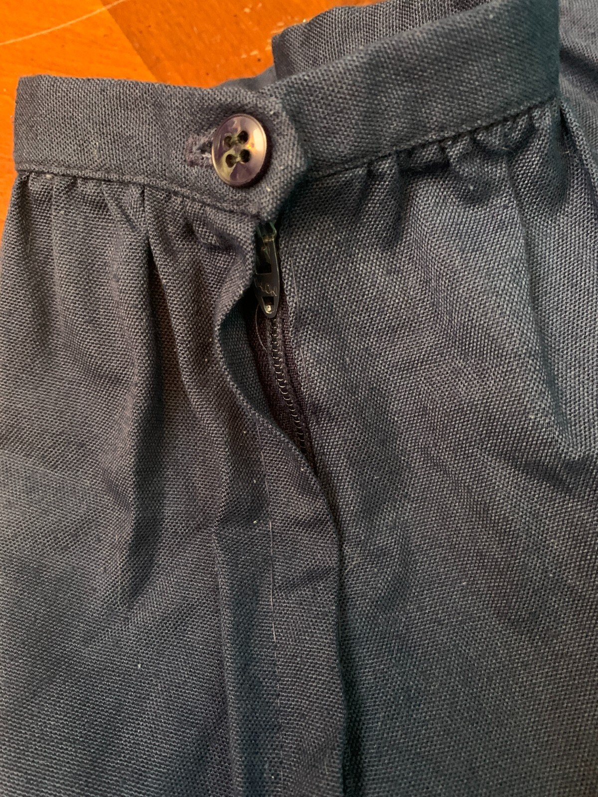 Vintage Summit Sportswear Side Button & Zip Skirt – 24&Prime; Waist Fits Like XS, Blue