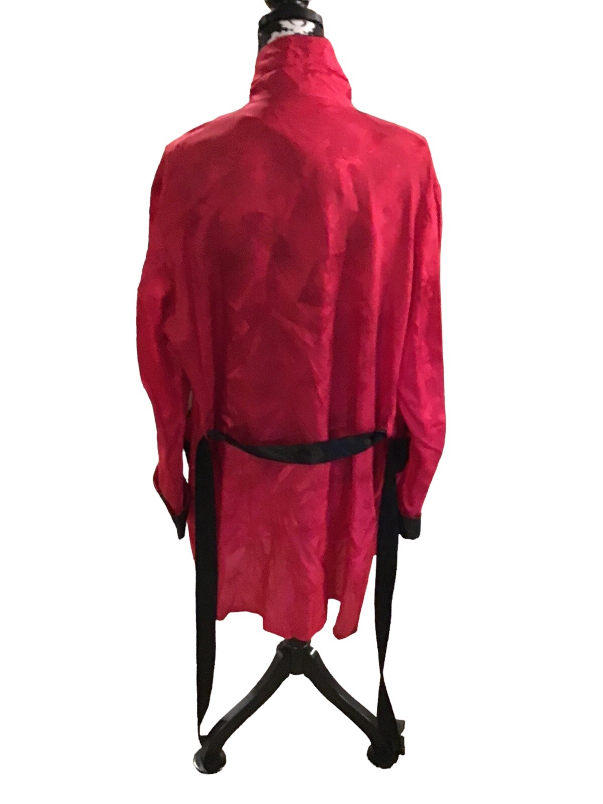 Vintage Kimono Silver Lake Authentic Chinese Kimono Red Robe Size Medium Unisex