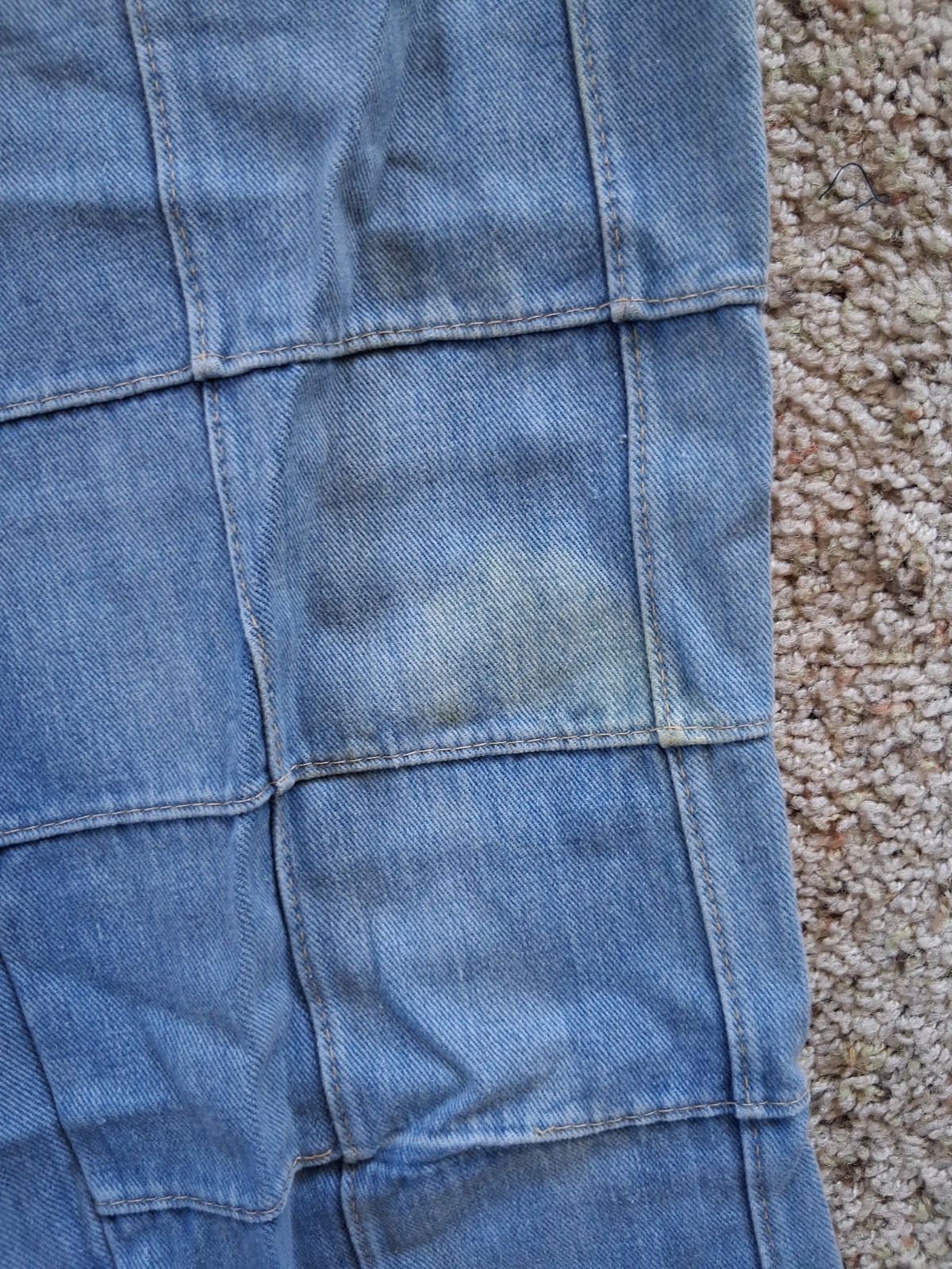 Vintage Brittania Sportswear Patchwork Bell Bottom Jeans Approx: 27×34 70&rsquo;s
