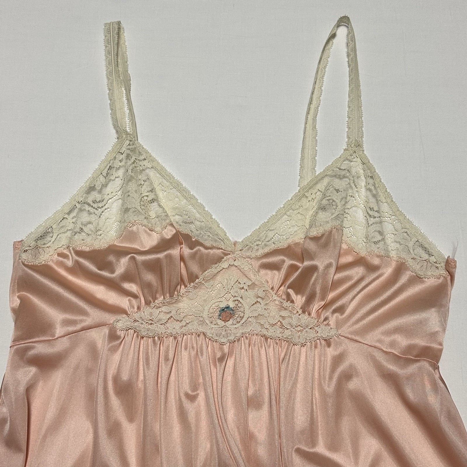 Vintage Vassarette Peach Nightgown