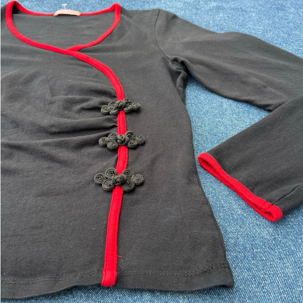 90s Forever 21 mock wrap top