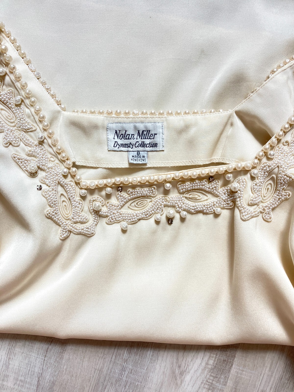 Nolan Miller Dynasty Collection, 1980s Beaded Evening Top