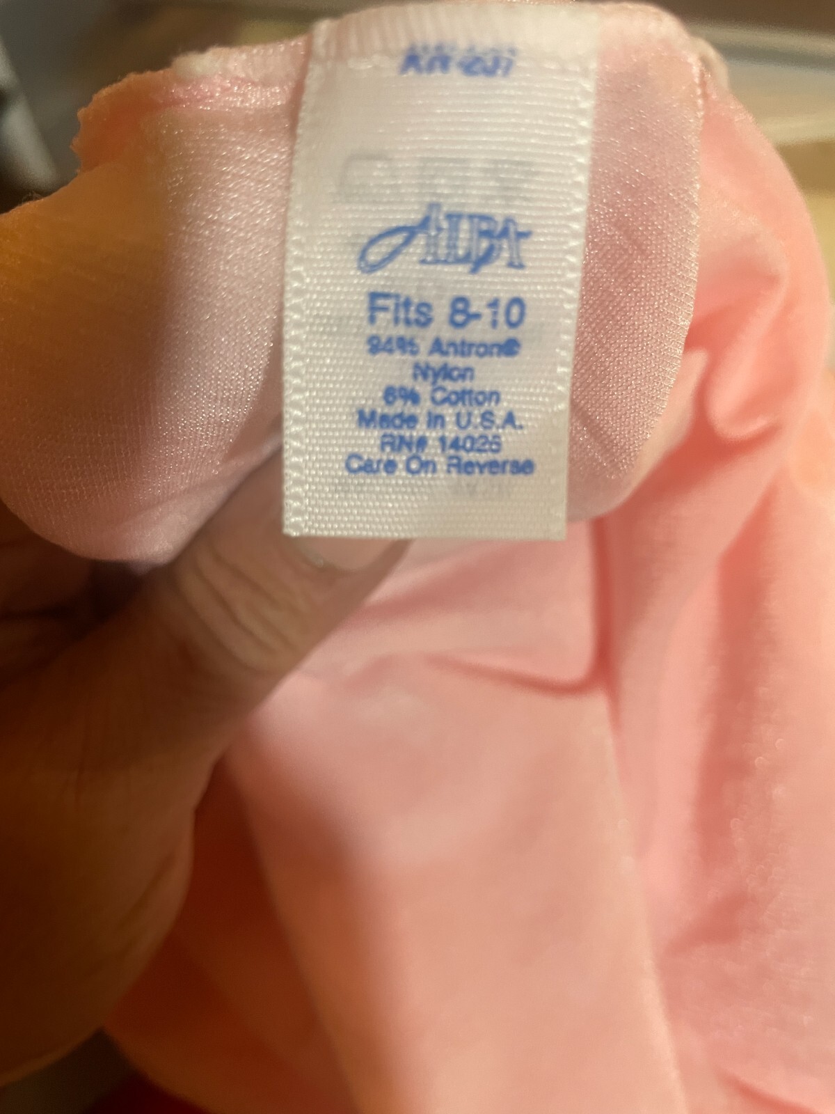 1970&rsquo;s Alba pink granny panty 14 inches from waist to crotch 8-10 NWOT