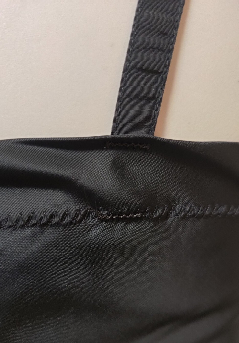 Vintage Sears Side Zipper Polyester & Nylon Black Dress Slip Size 34 Short EUC