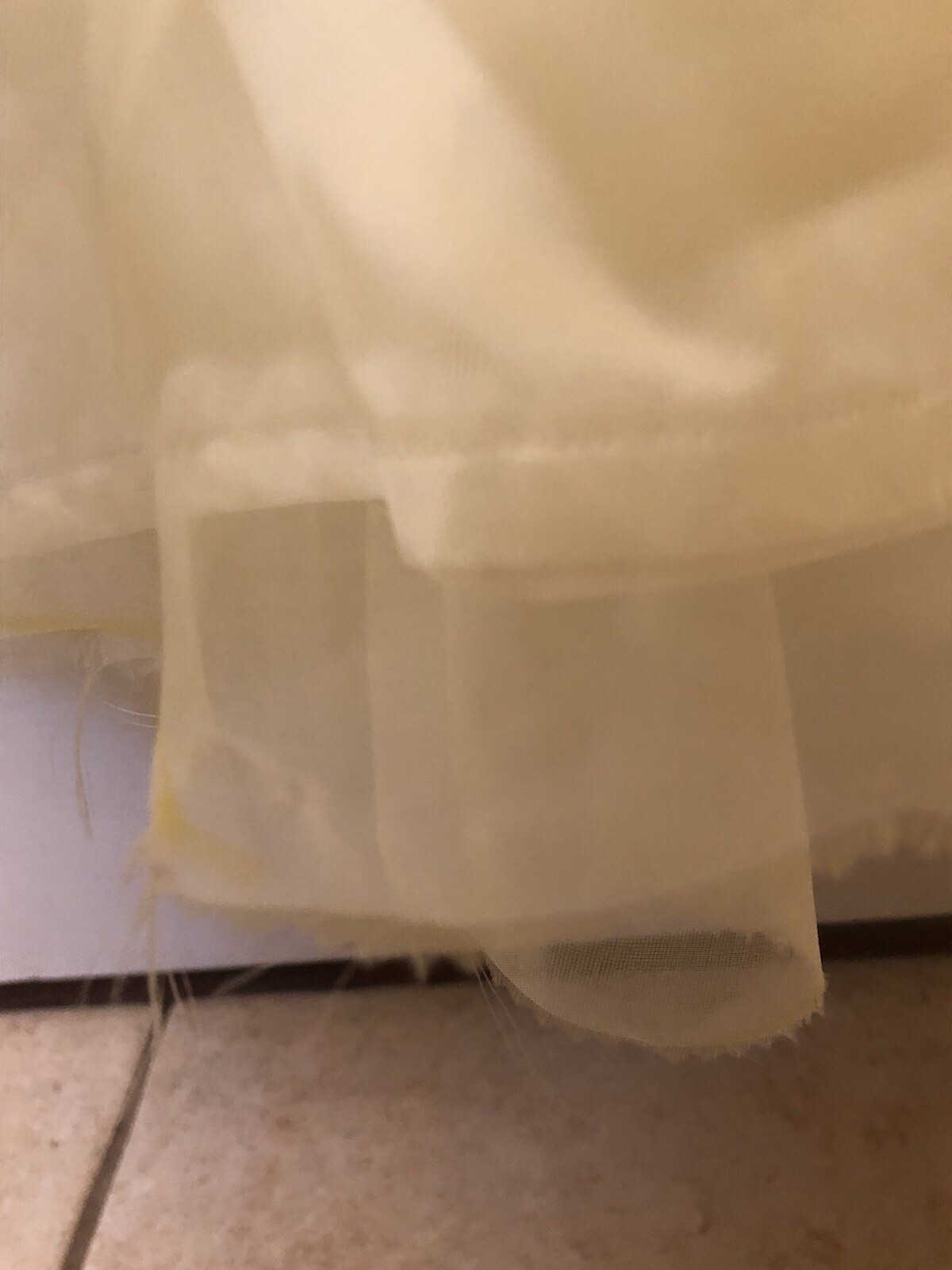 Vintage yellow handmade bridesmaid prom dress chiffon satin SEE description