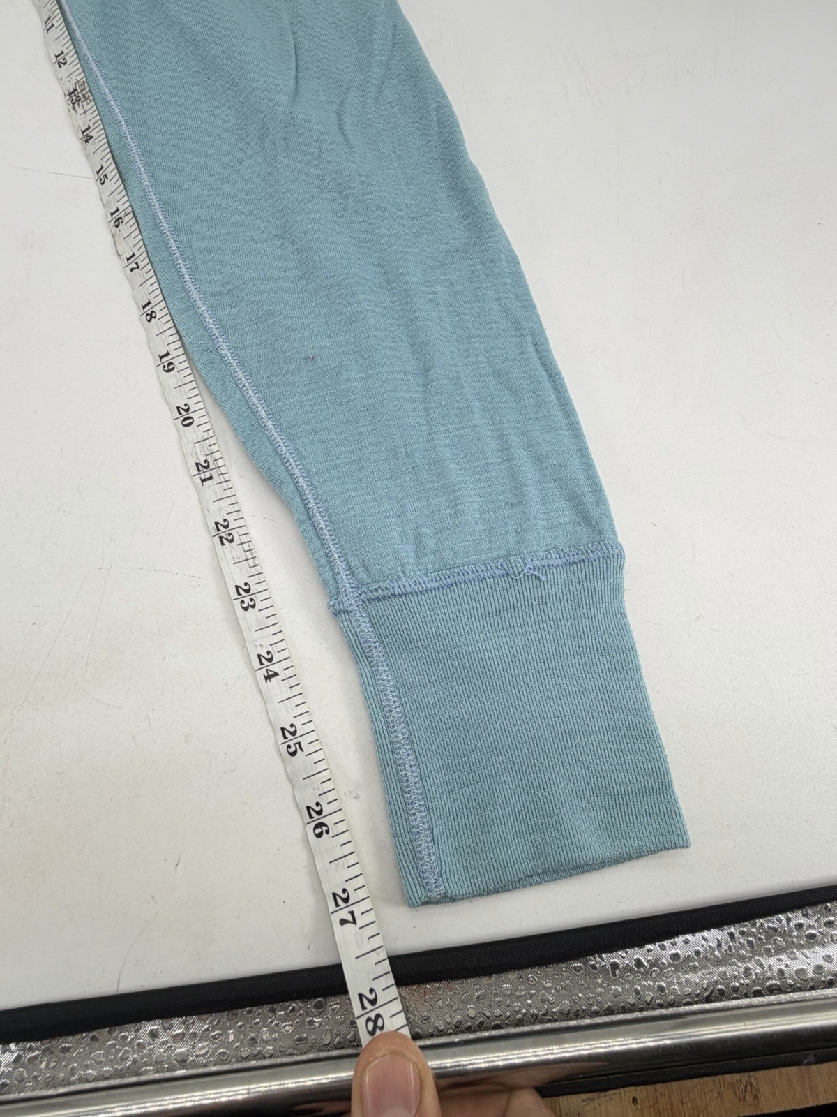 Vintage Sears Winterskins Wool Blend Thermal Base Layer Pants Size Large 40-42