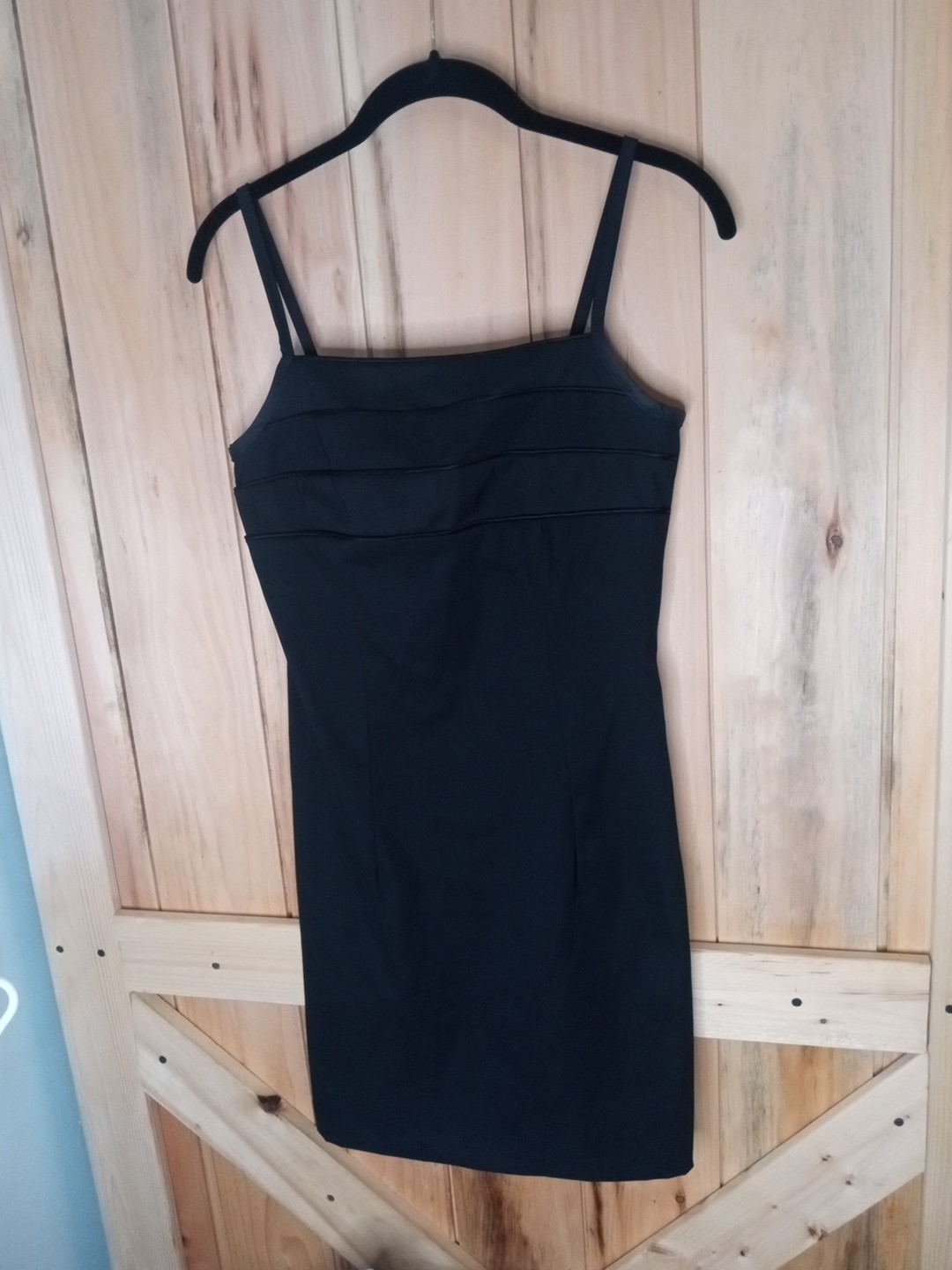 Vintage 90s Byer Too! Strappy Empire Waist Little Black Dress Empire Size Med-7