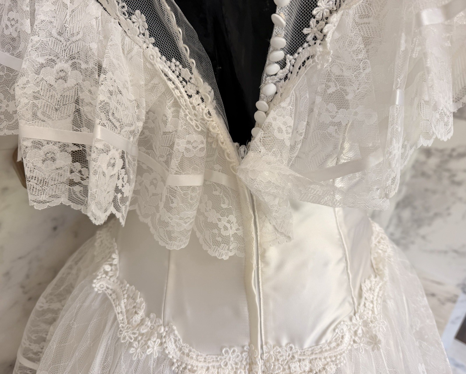 Vintage Flirtations A Division Of Alfred Angelo Lace Dress Bridal Cocktail Party