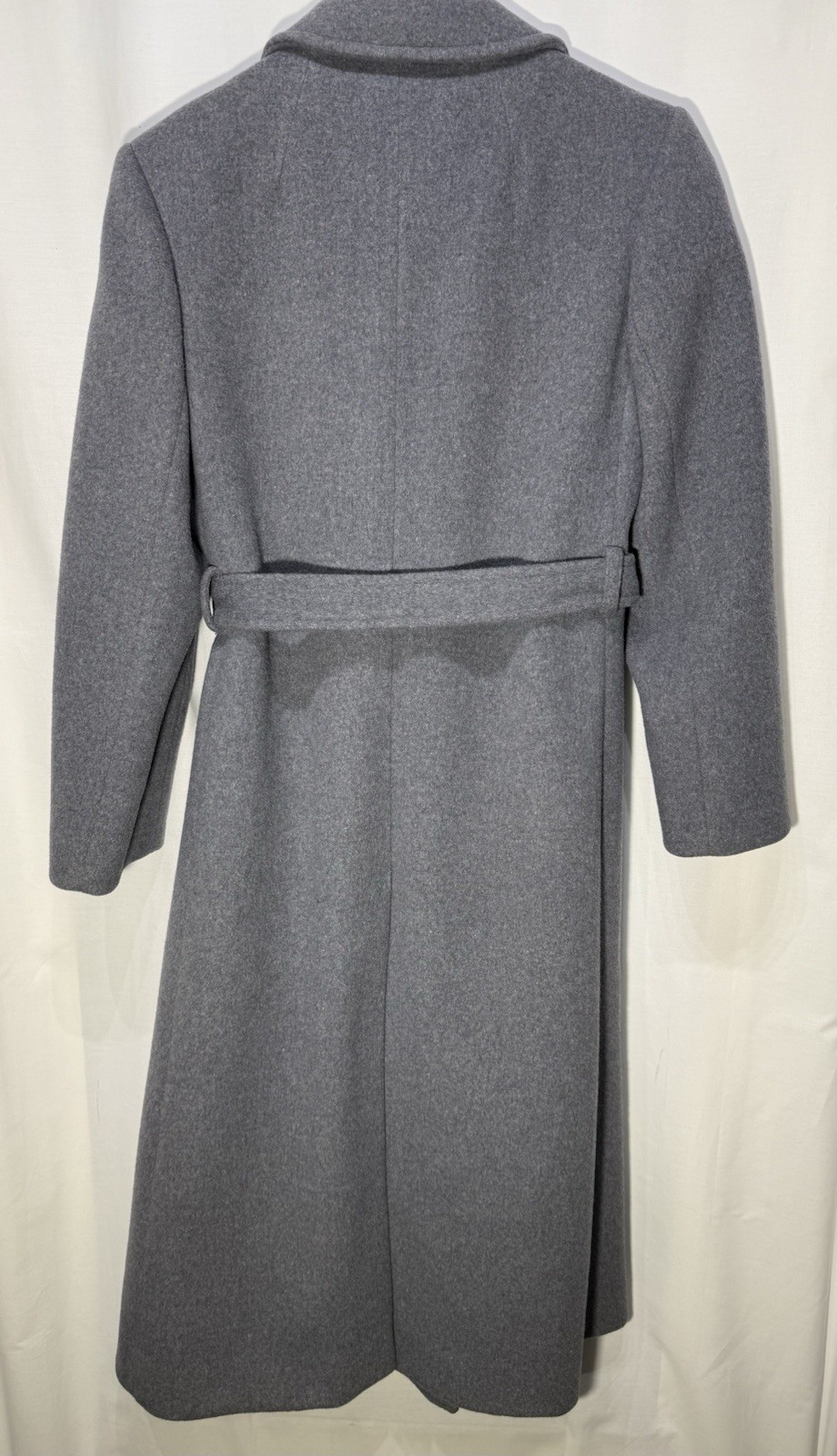 Pendleton 80’s VTG Pure Virgin Wool Women’s Long Gray Coat Made In USA Size12