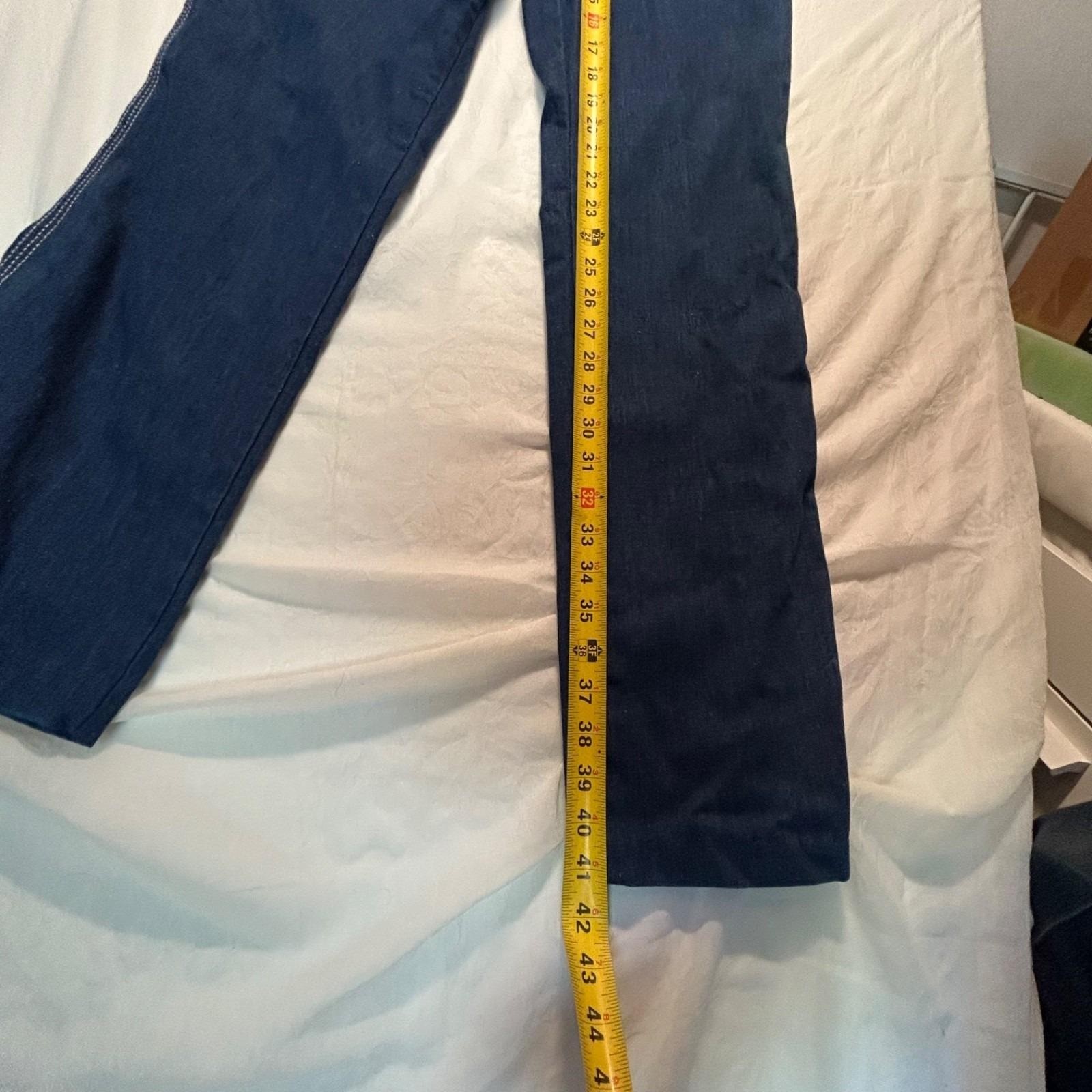 Our Bottoms ltd. vintage 1970&rsquo;s high rise denim jeans ribbon pocket detail 26 in
