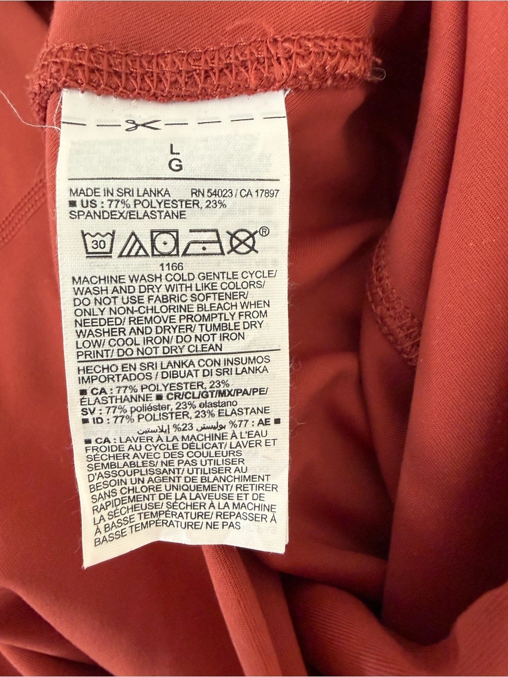 Old Navy Active Powersoft Extra High-Rise Rust Maternity Leggings Go-Dry Large