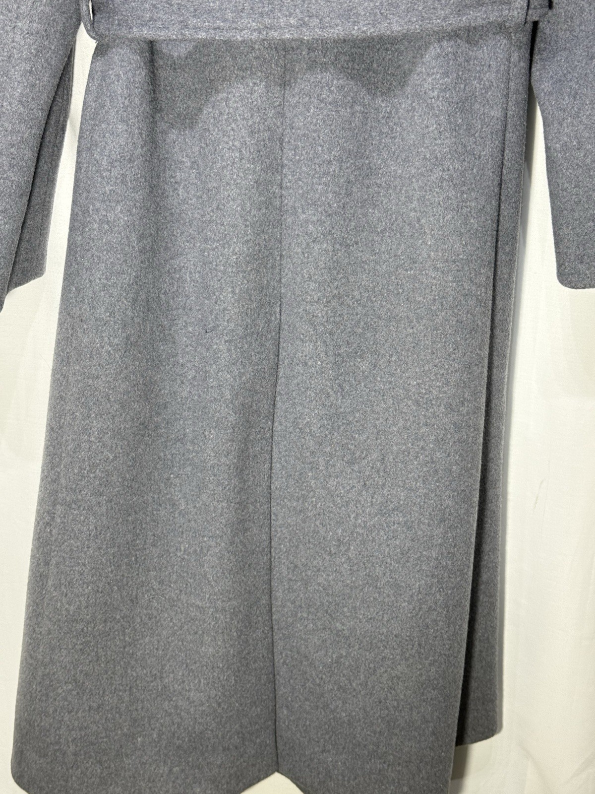 Pendleton 80’s VTG Pure Virgin Wool Women’s Long Gray Coat Made In USA Size12