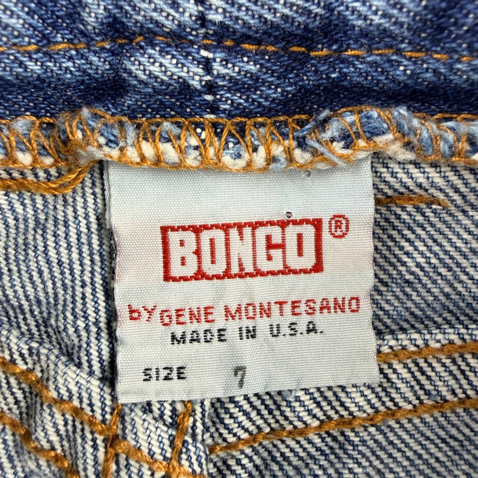 VINTAGE Bongo High Waisted Mom Jeans Blue Button Fly Tapered USA Women&rsquo;s Size 7