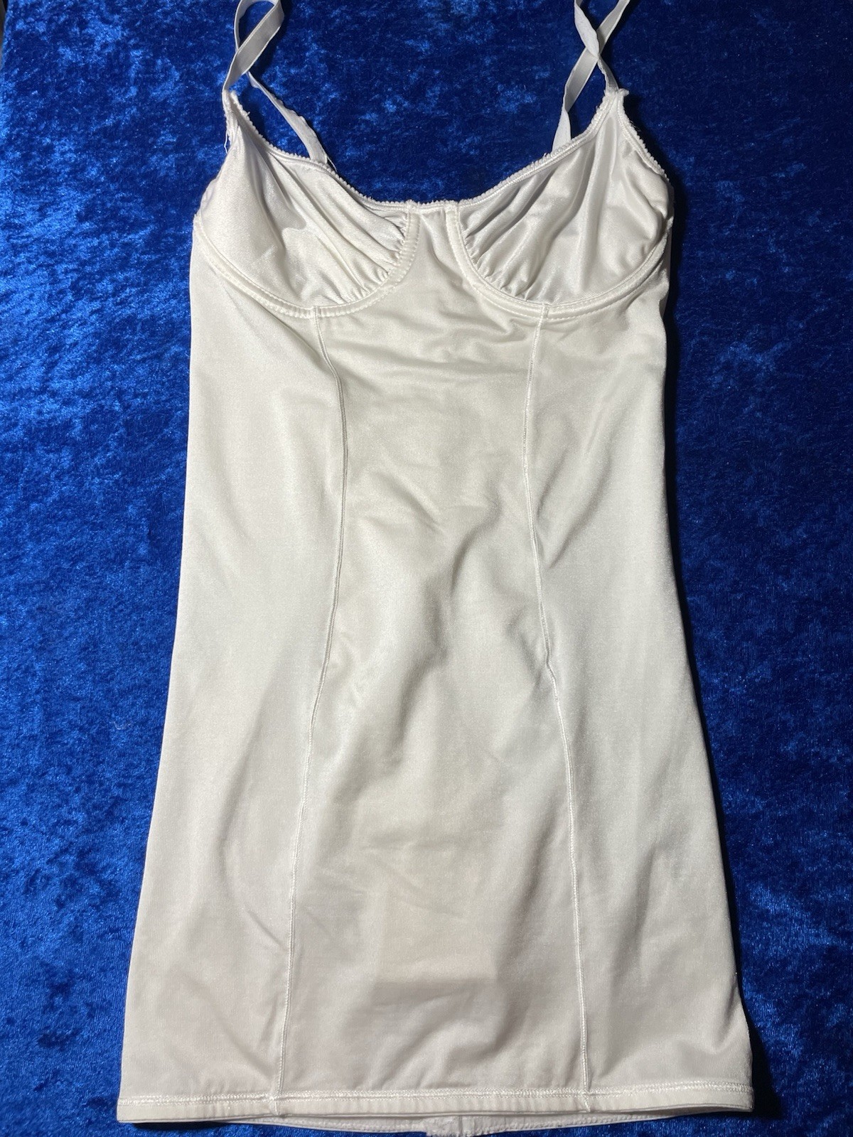 Vintage Sears Shapewear Size 36c Body Shaper Girdle White Underwire Lingerie