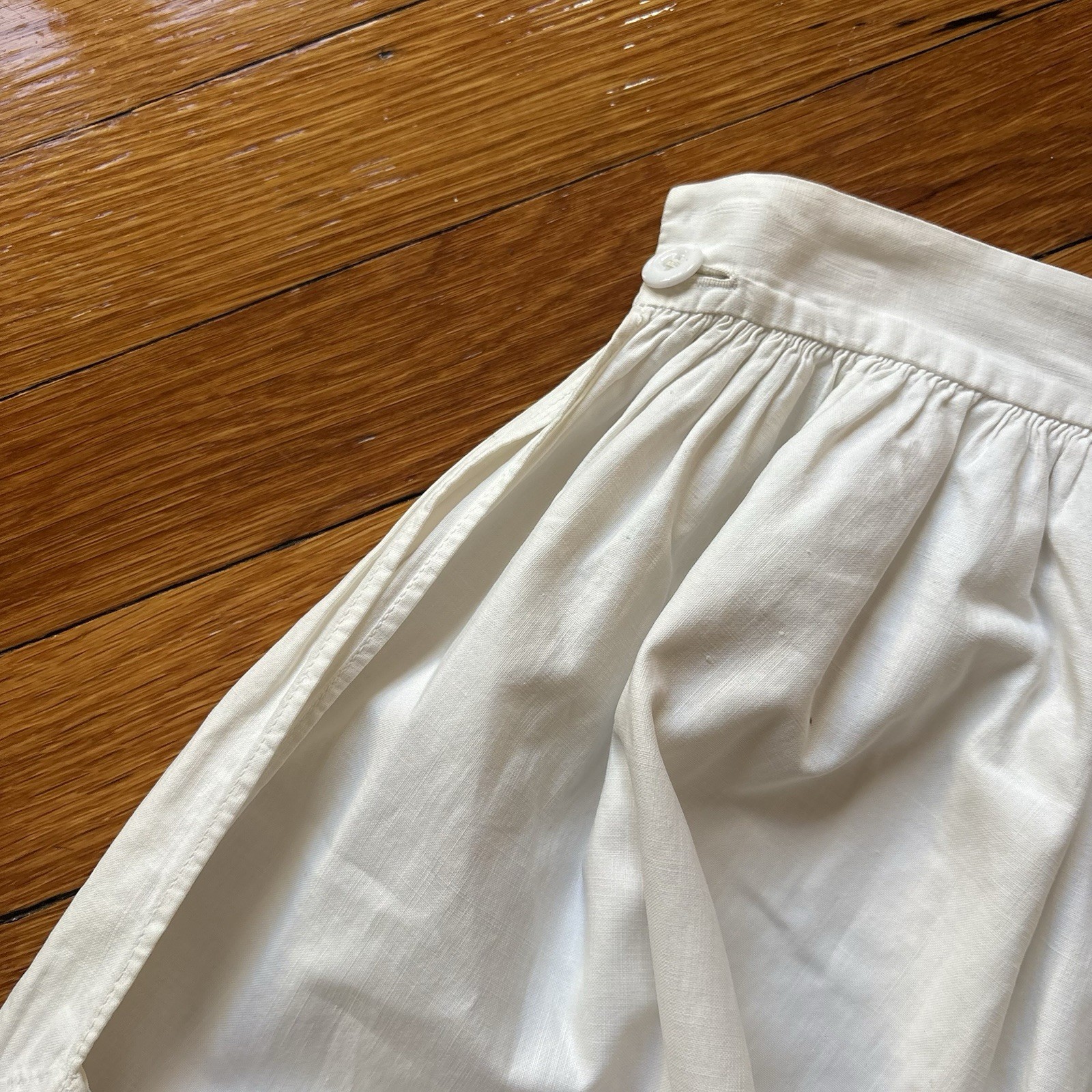 Vintage Antique White Cotton Bloomer Shorts Women’s As Is Edwardian Era