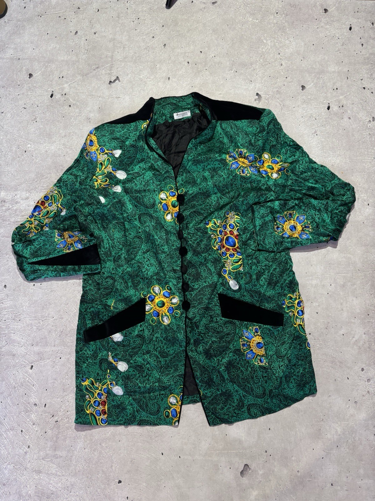 Antonette Franz Haushofer Vintage Silk Jacket – Size 44