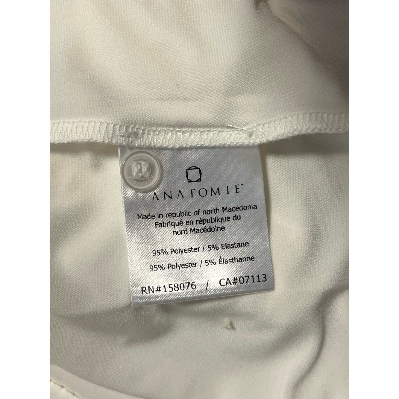 ANATOMIE Cami Luxe Halter Tank Top White
