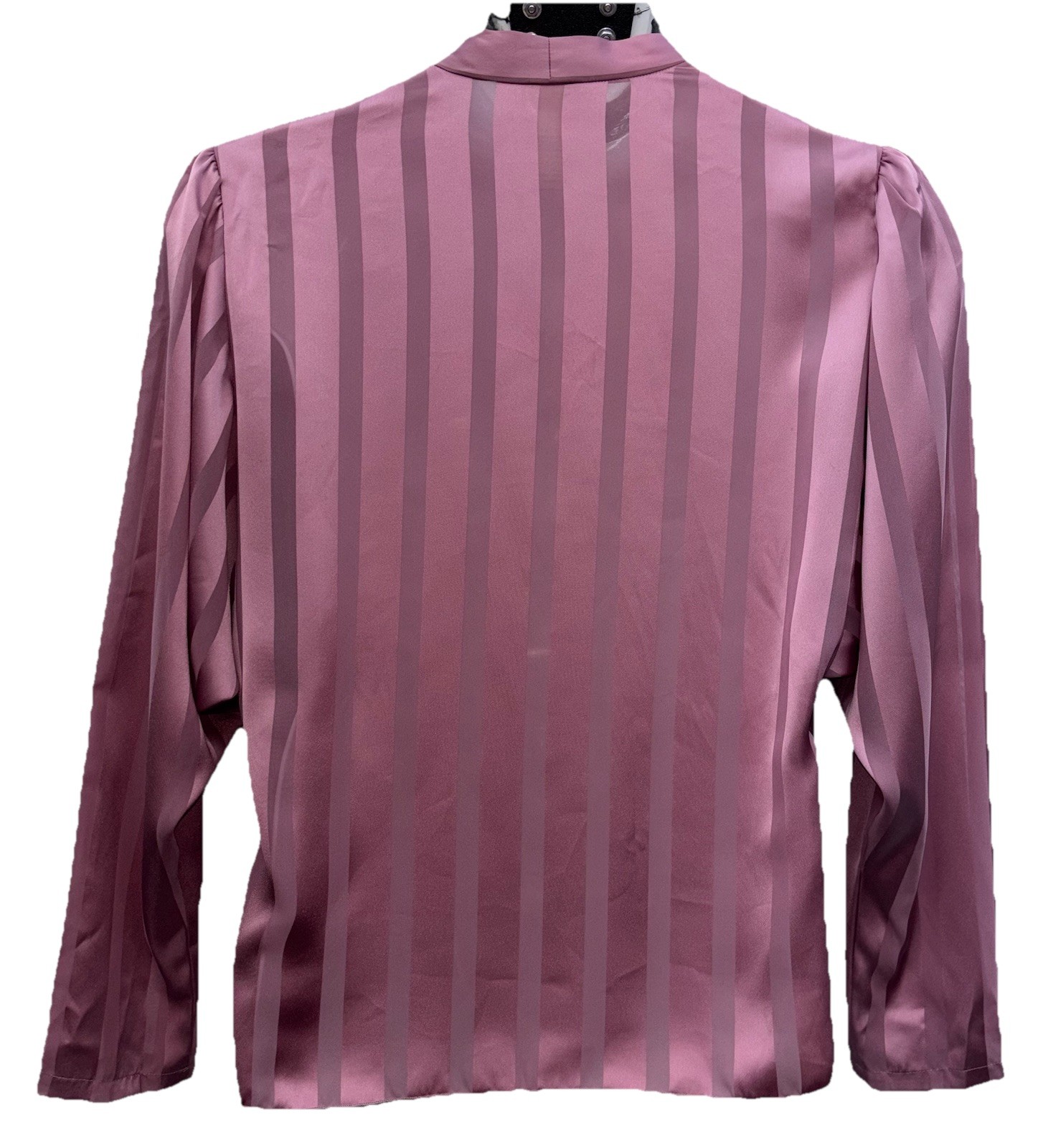 VTG King James California Size 16 Pullover Long Dolman Sleeve Tie Front Top Pink