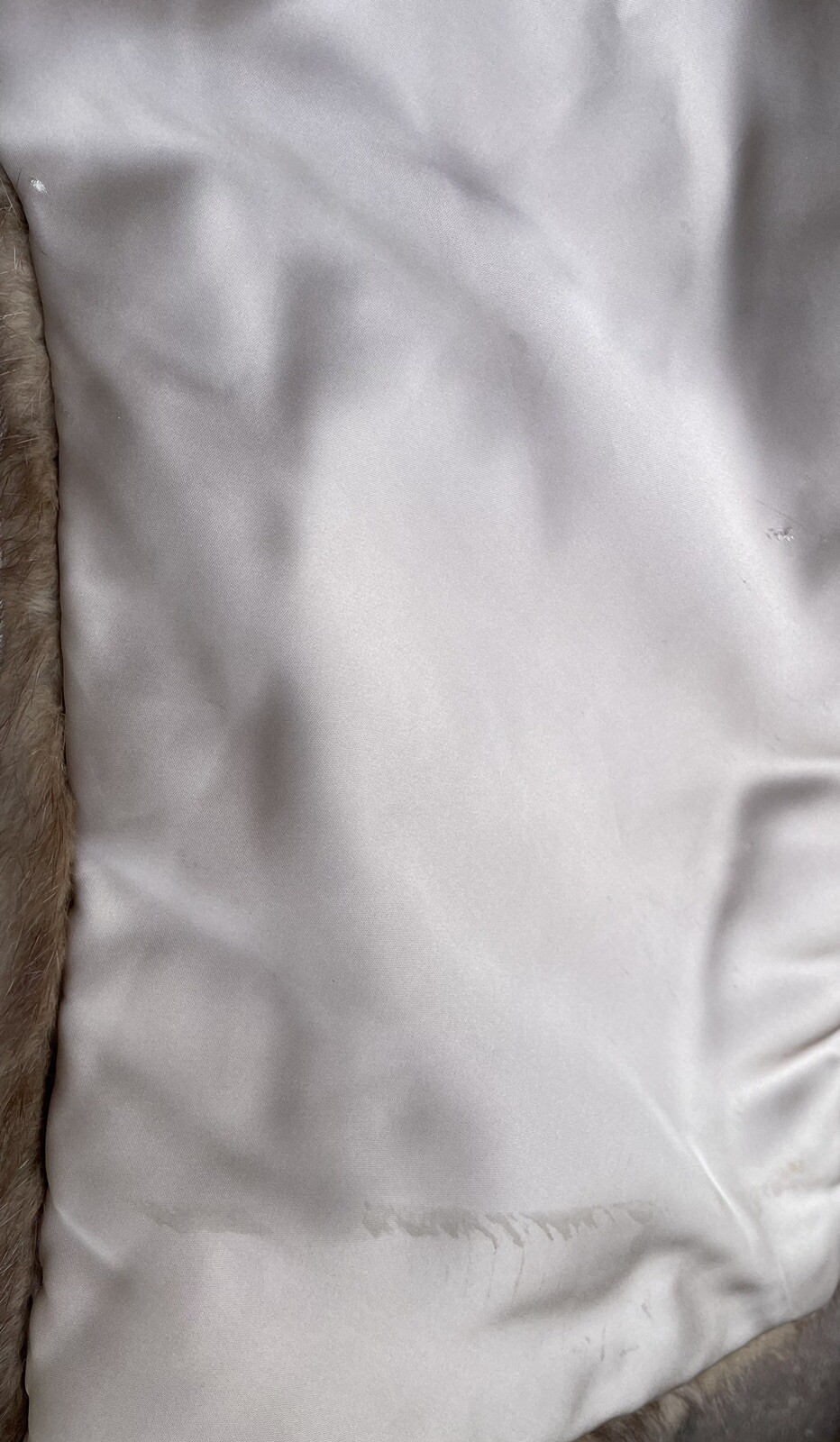 Famous Barr Mink Fur Stole Evening Wrap Cape Satin Lined Vintage