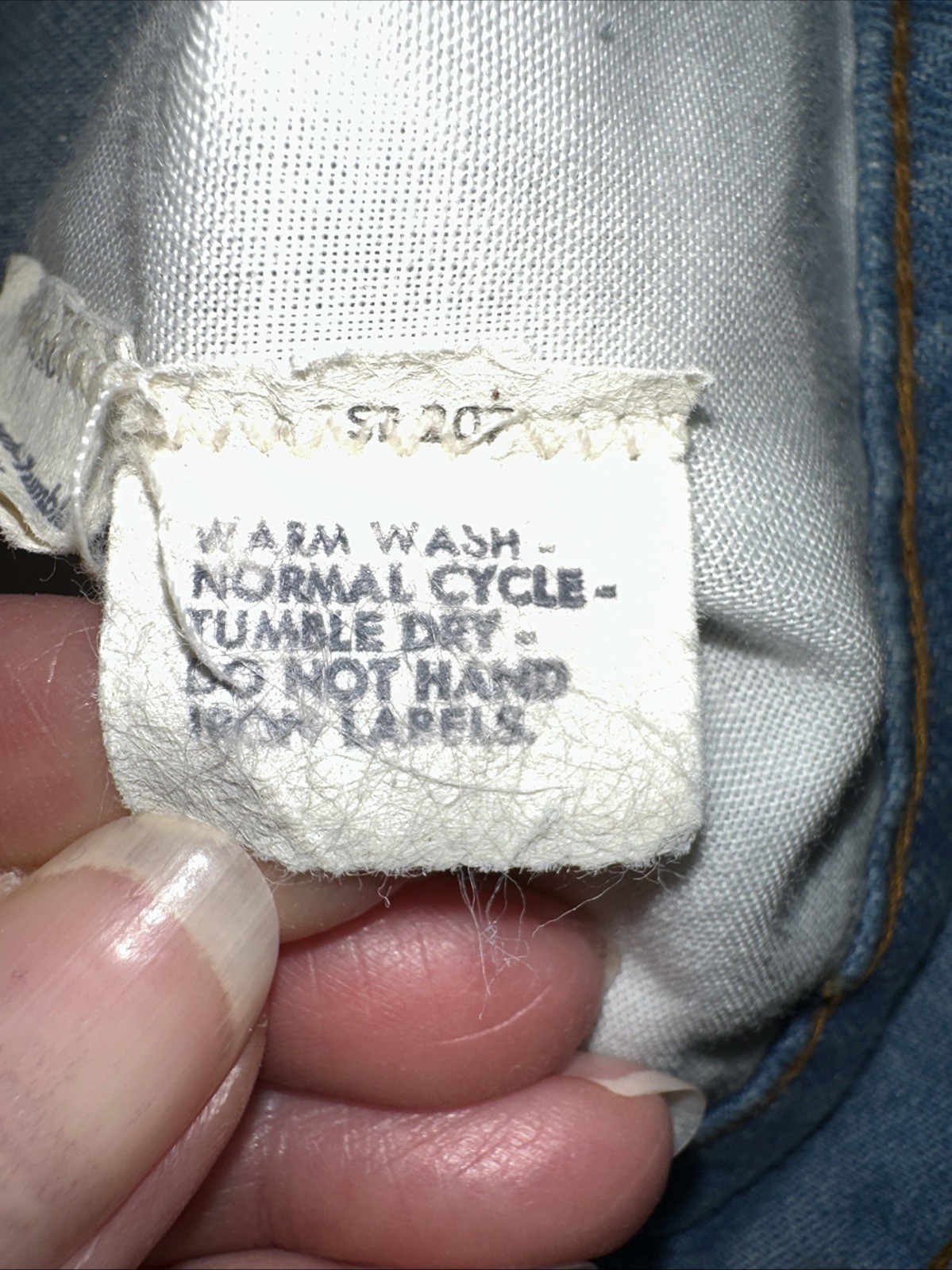 Vintage 70&rsquo;s Levi&rsquo;s Orange Tab Bootcut Light Wash Jeans Slash Pocket 30x 29.5