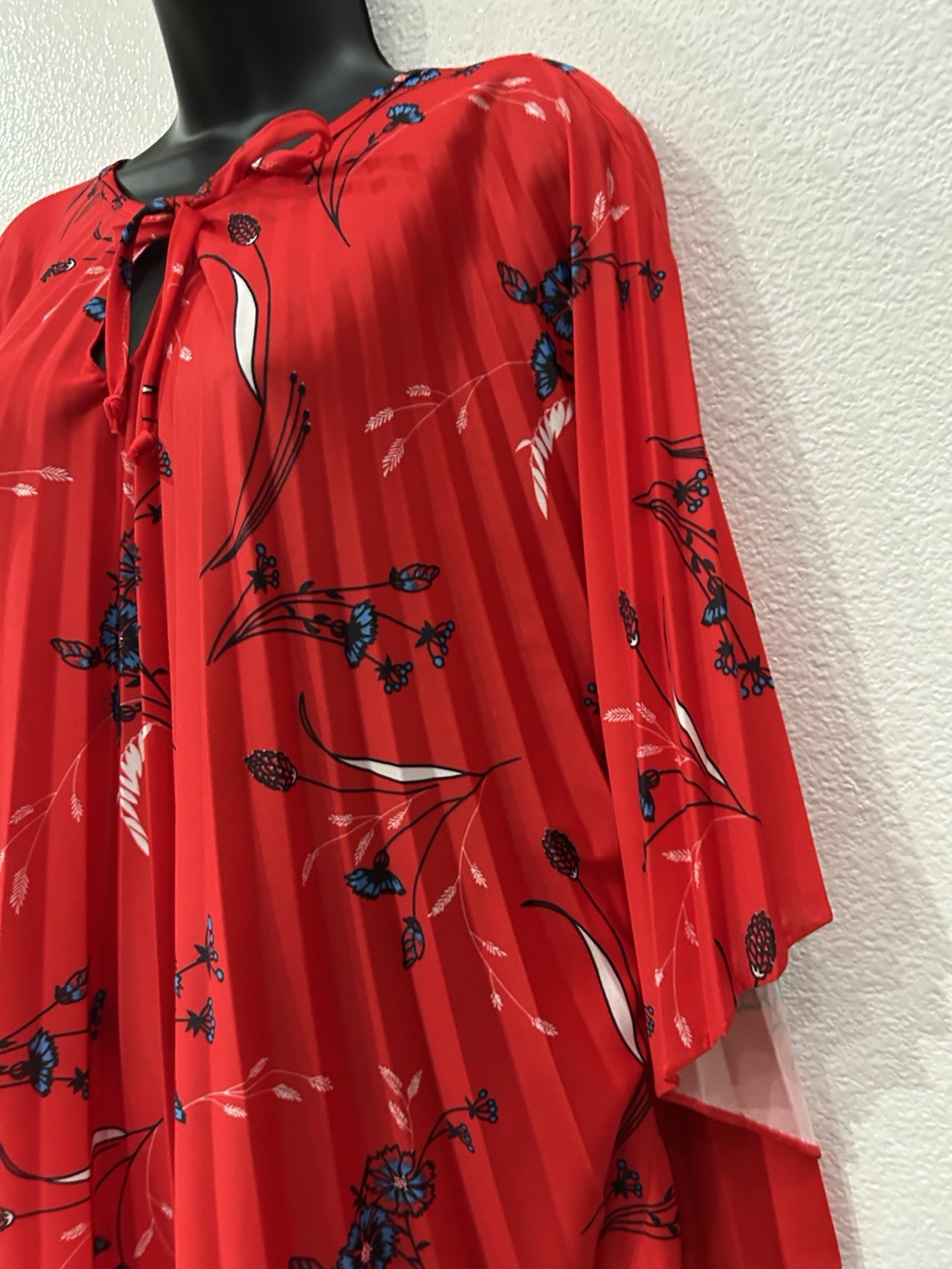 1970s VTG Caftan Maxi Dress by Adorable Of California Floral Print S/M