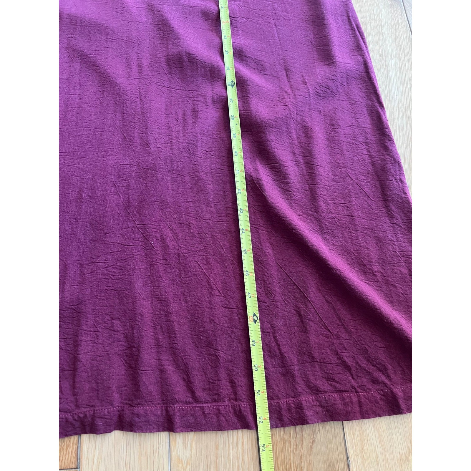 Vintage Johnny Was Collection Long Sleeve Embroidered Maroon Maxi Dress Womens L