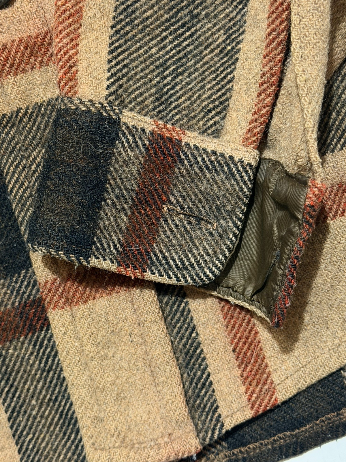 Vintage Flannel Eclectic Grampacore CPO By Campus Jacket Button USA 14