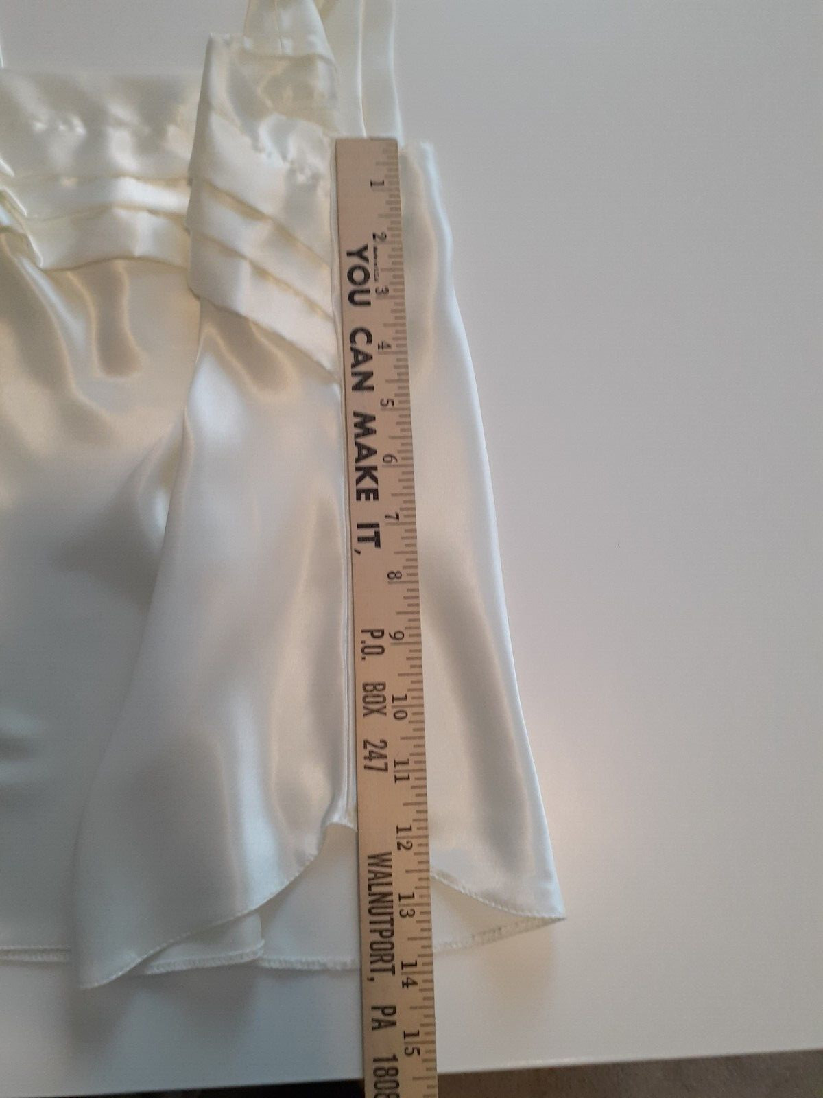 NWOTLucie Ann II Cami 34 Small Ivory Vintage Front Tucks/Dressy or Layering…